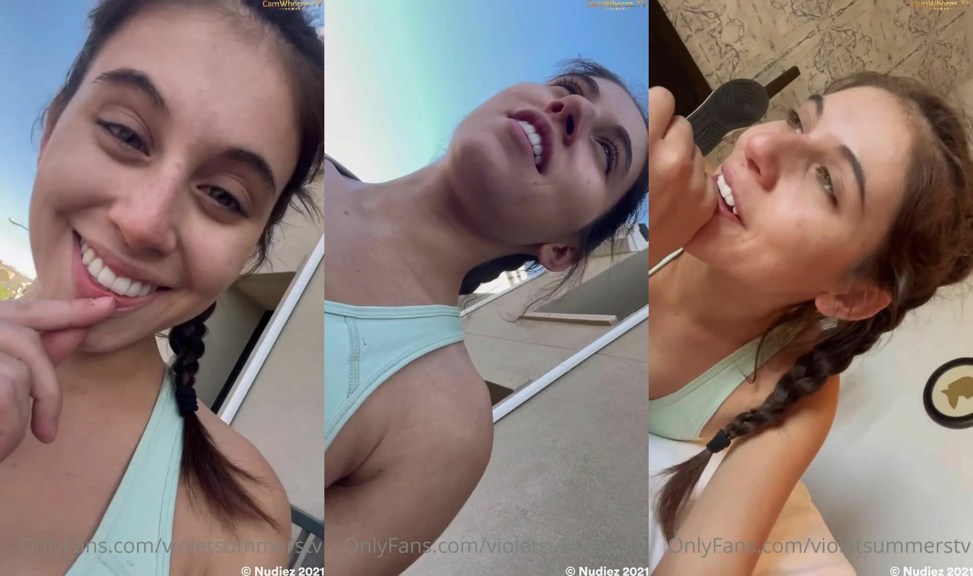 Violet Summers Sucks Her Best Friend's Cock POV