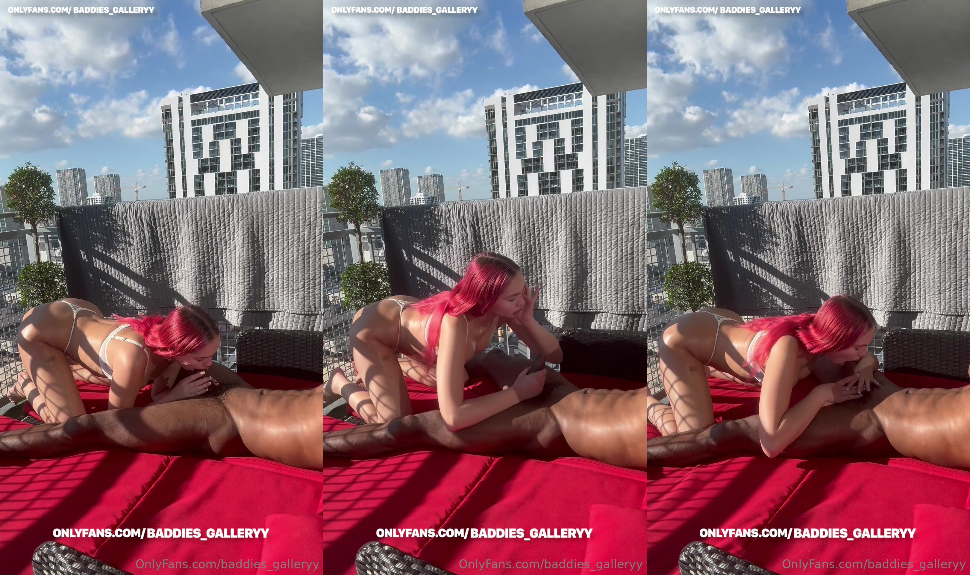 Teen Has Sex On A Balcony BBC