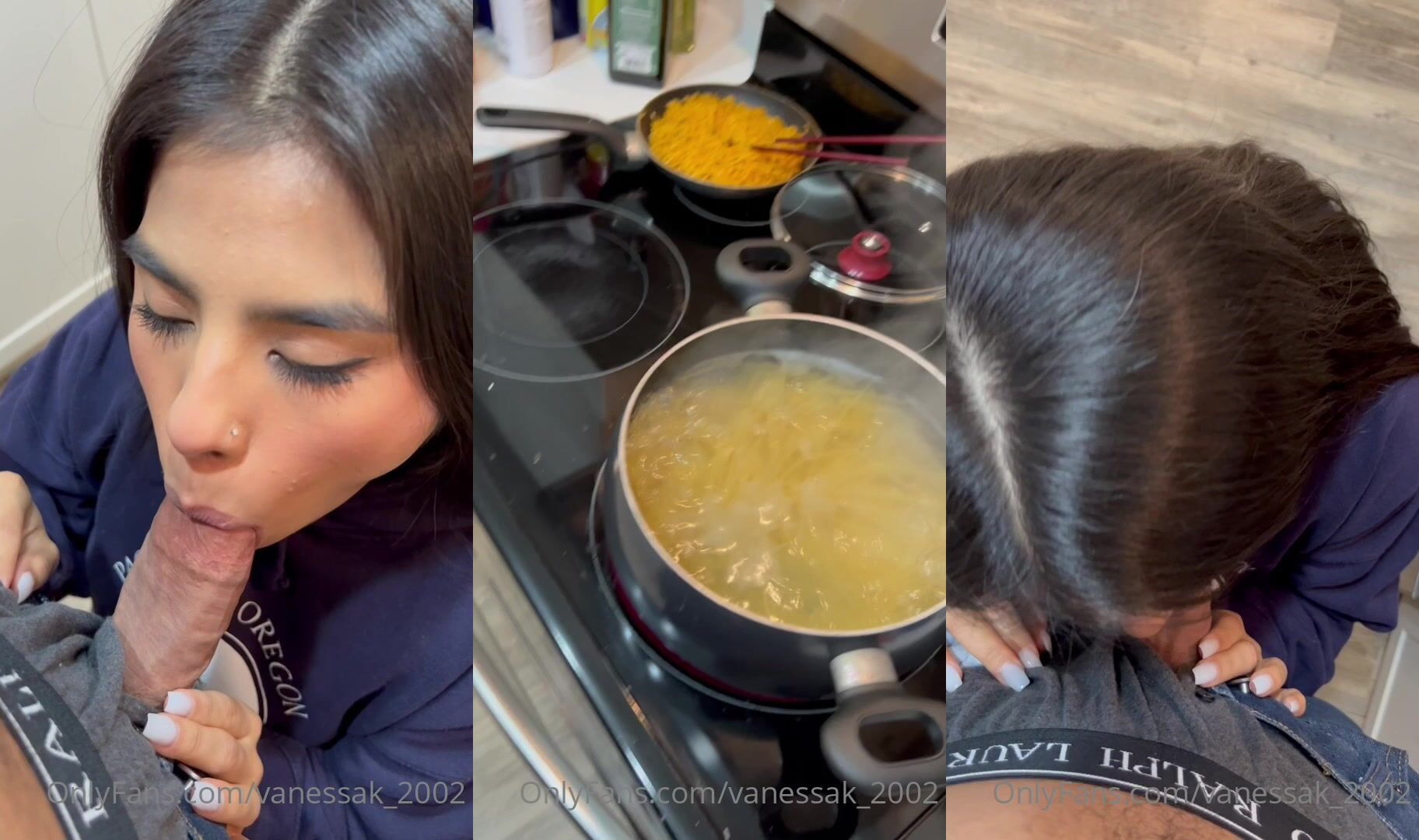 Vanessak2002 Sucks A Cock And Gets Cum In Her Mouth