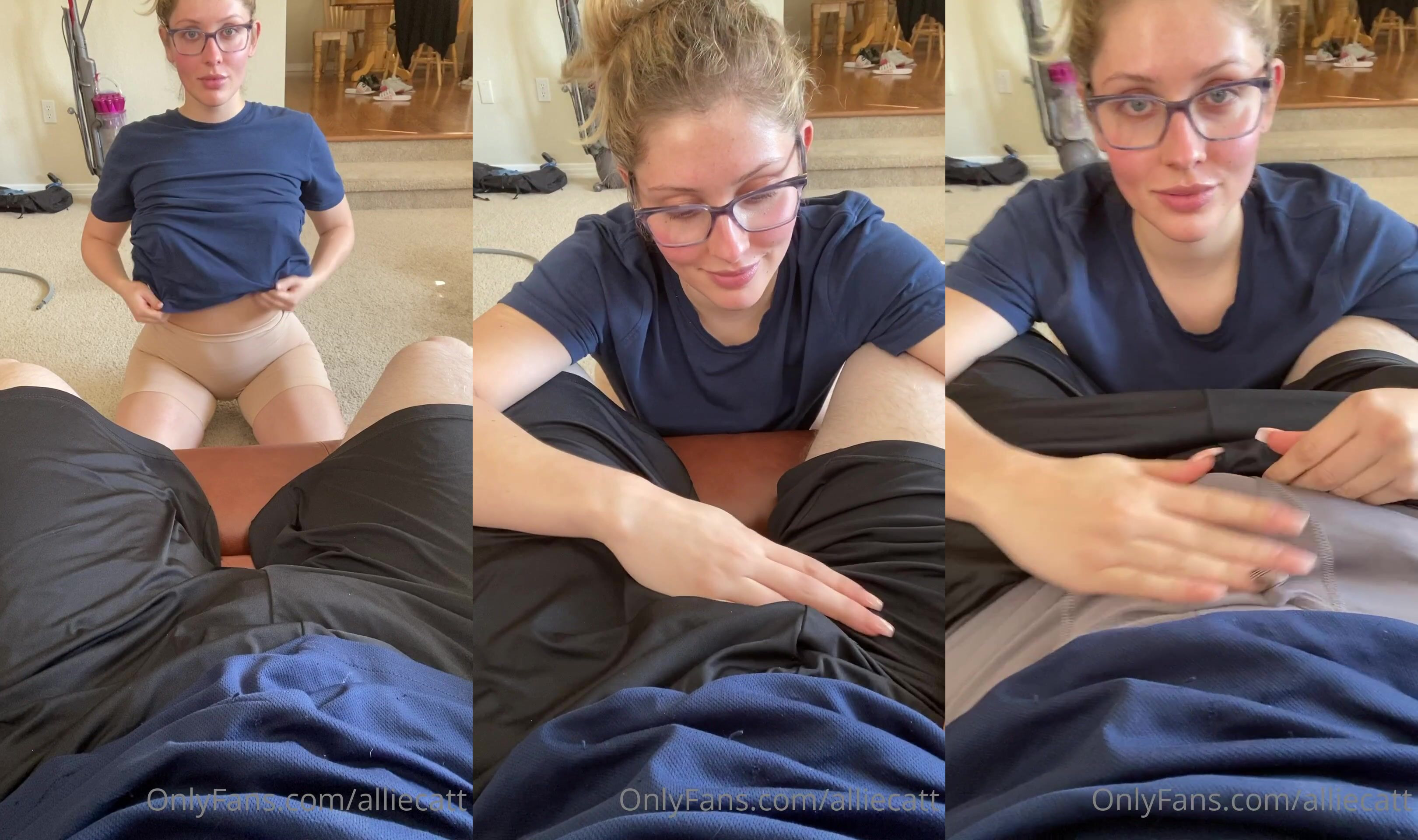 Olivia Mae Bae Rides Cock In Glasses