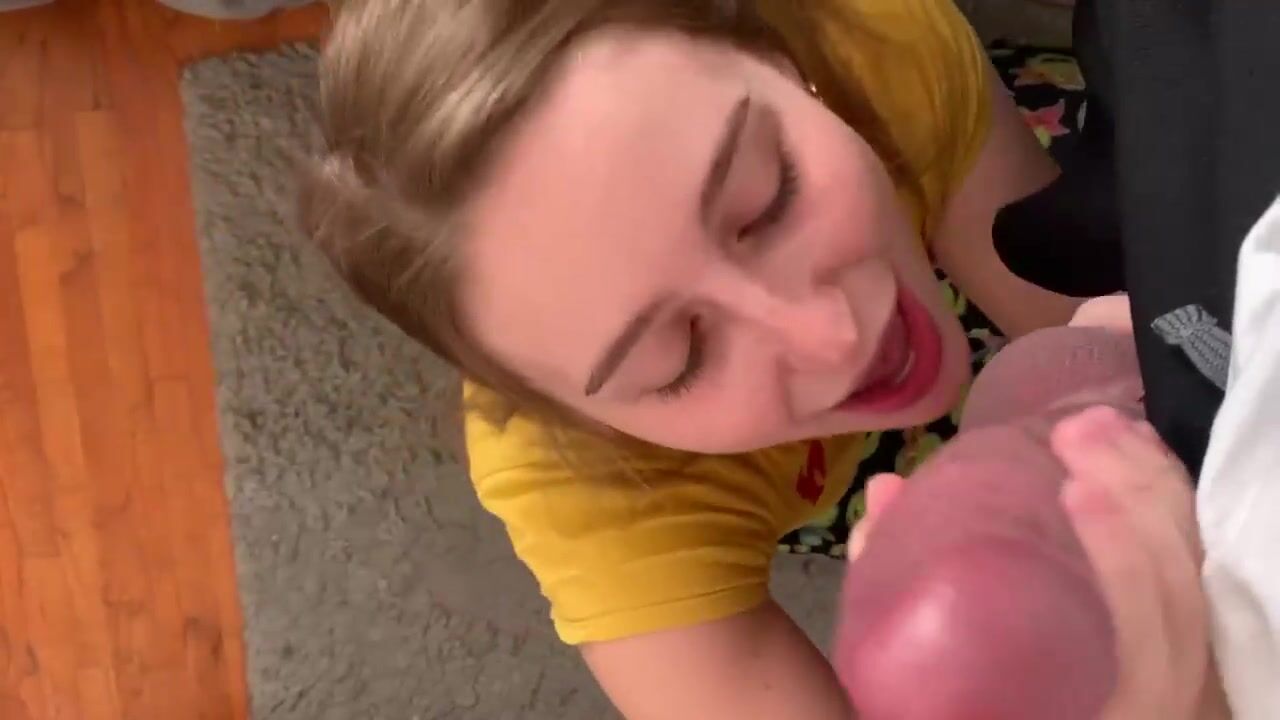Laney Grey Sucks A Giant Cock POV