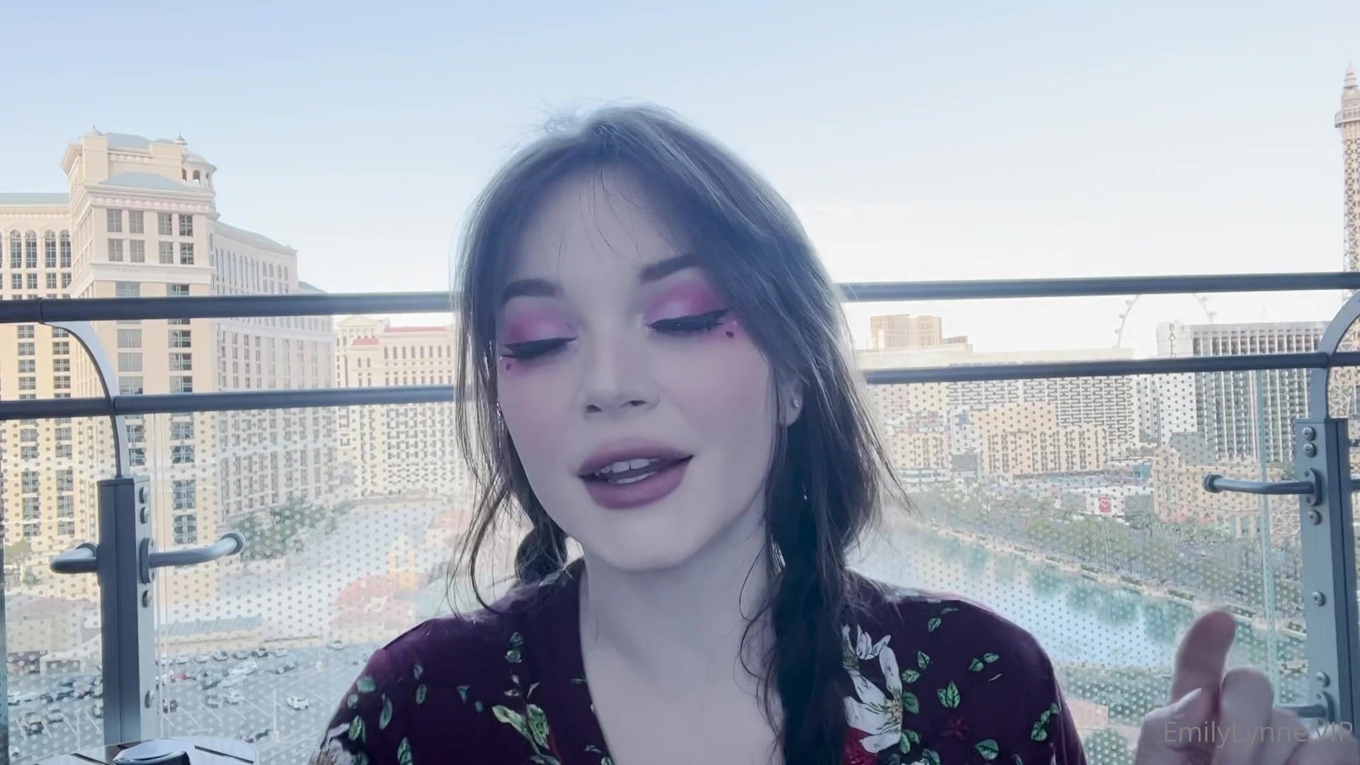 Emily Lynne Masturbates On A Public Balcony