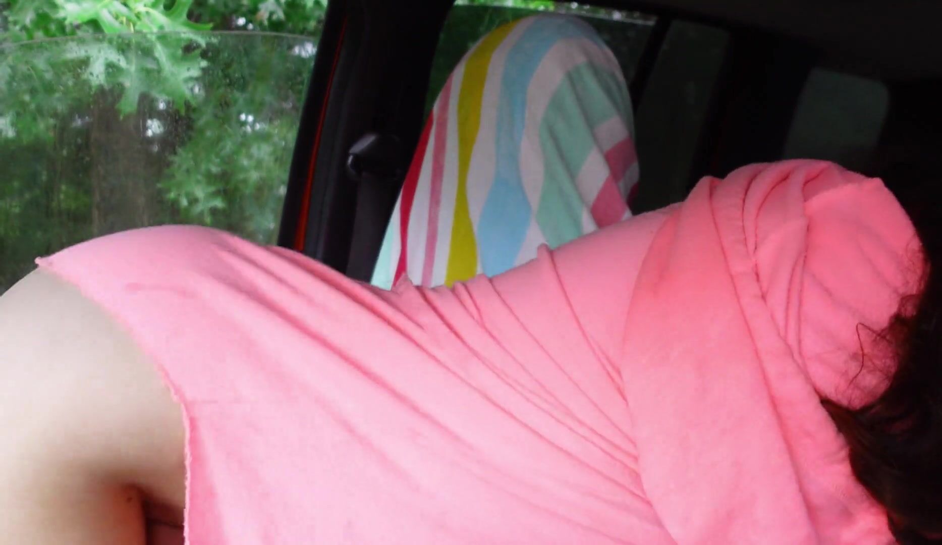 Stranger Picks Up Molly Moon In A Car And They Have Sex