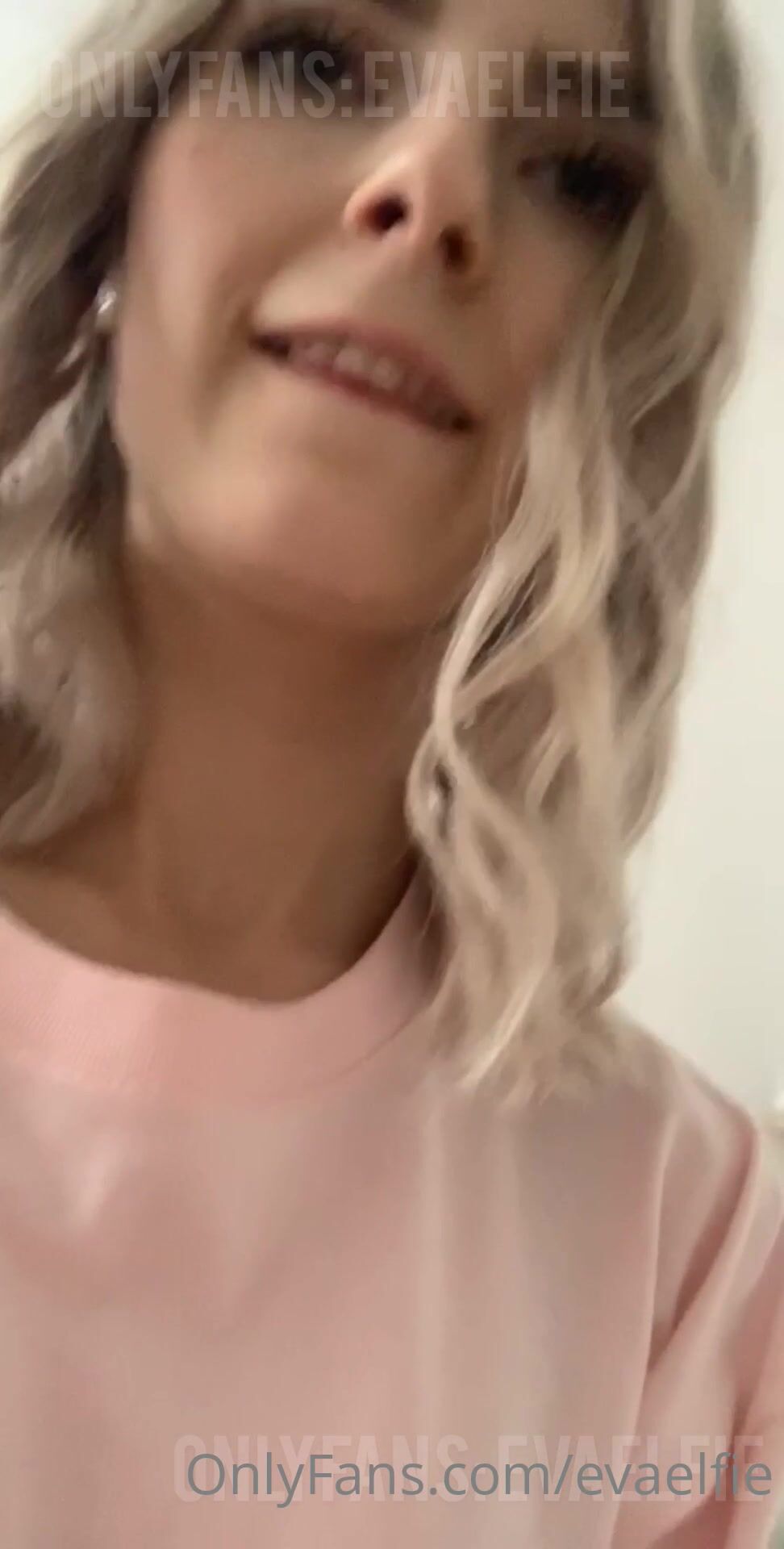 Innocent Eva Elfie Rubs Her Pussy In A Private Video