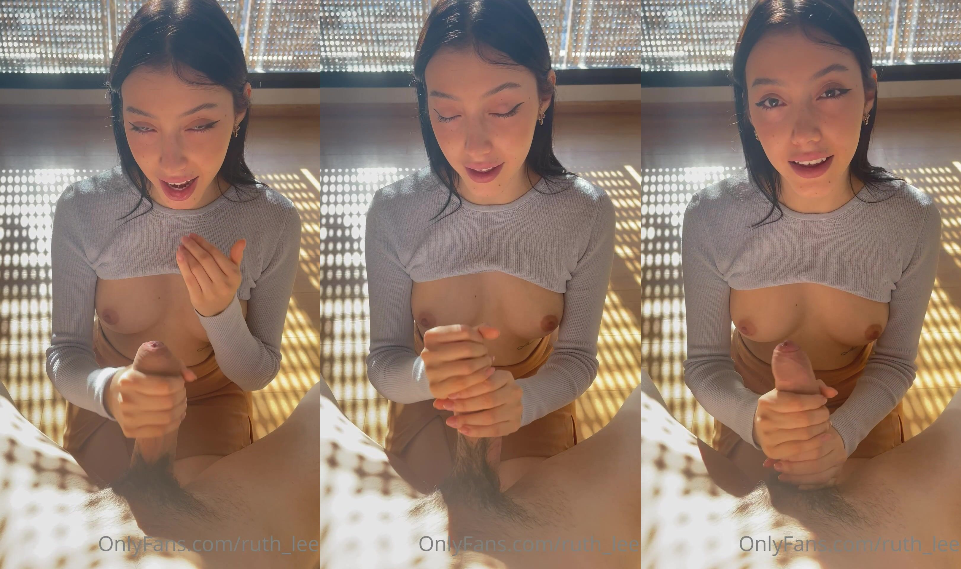 Ruth Lee Intimate Handjob With Eye Contact