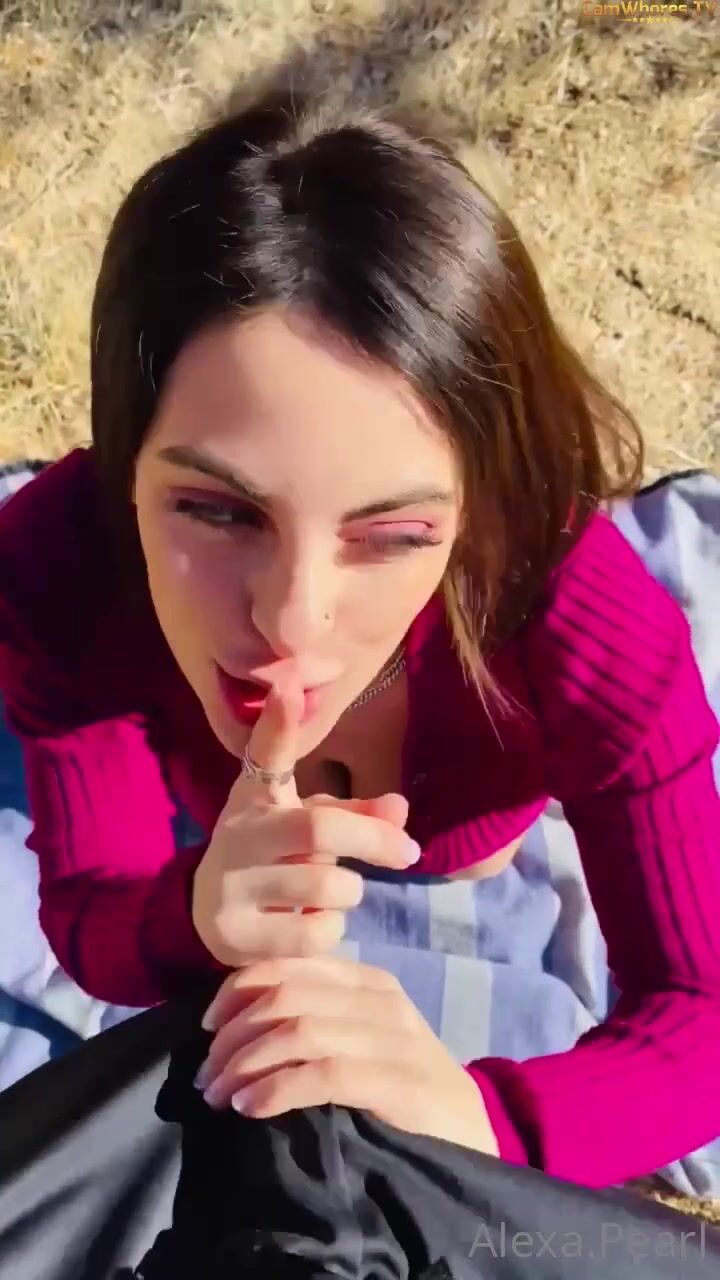 Cock Slave Alexa Pearl Gets Her Holes Plowed Outdoors