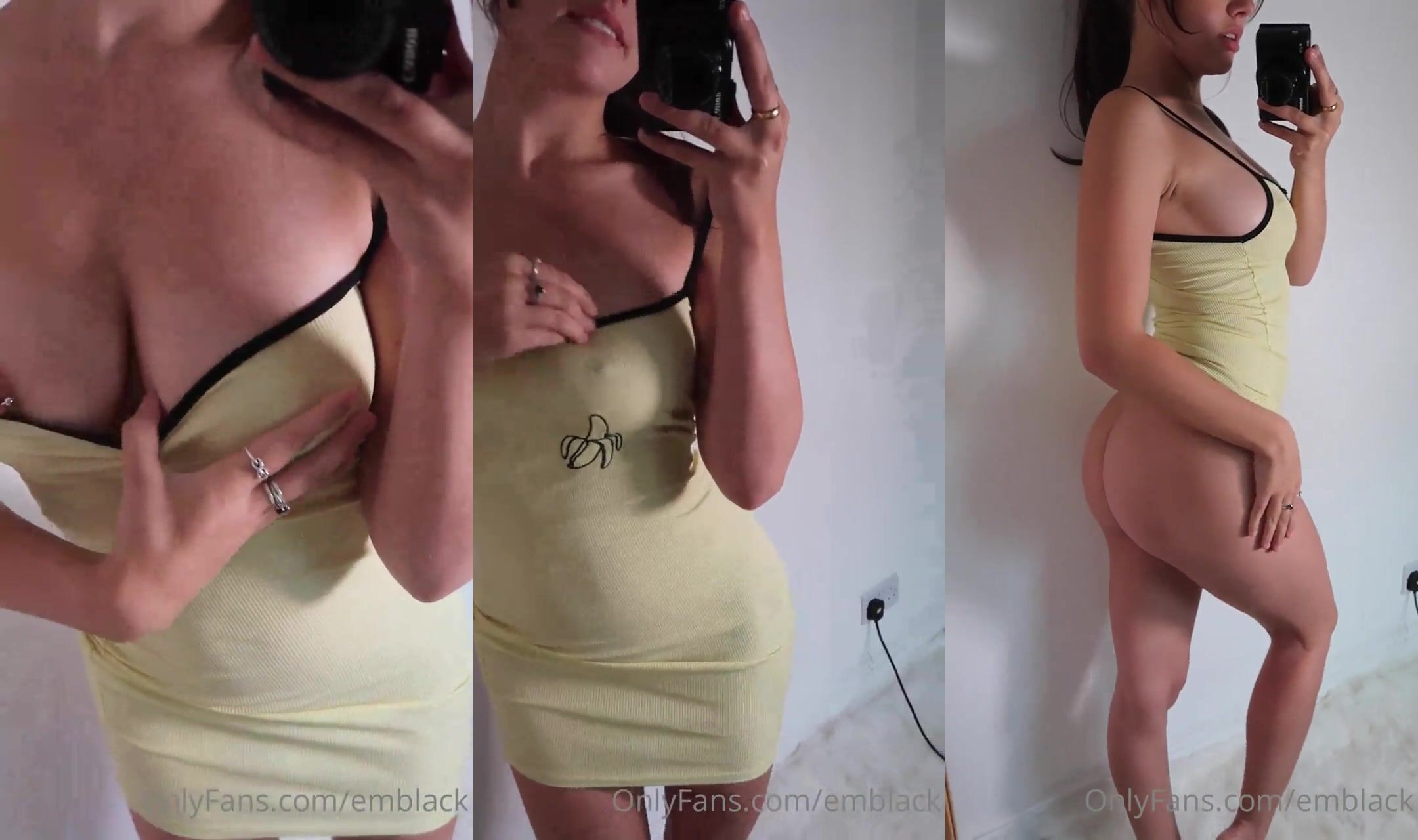 Emily Black Sits On A Dildo