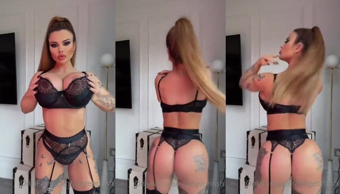 Paige British Has Balloon Tits