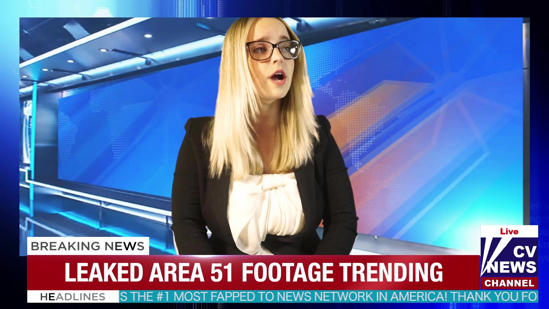 TV Anchor Codi Vore Strips And Fucks During The Evening News