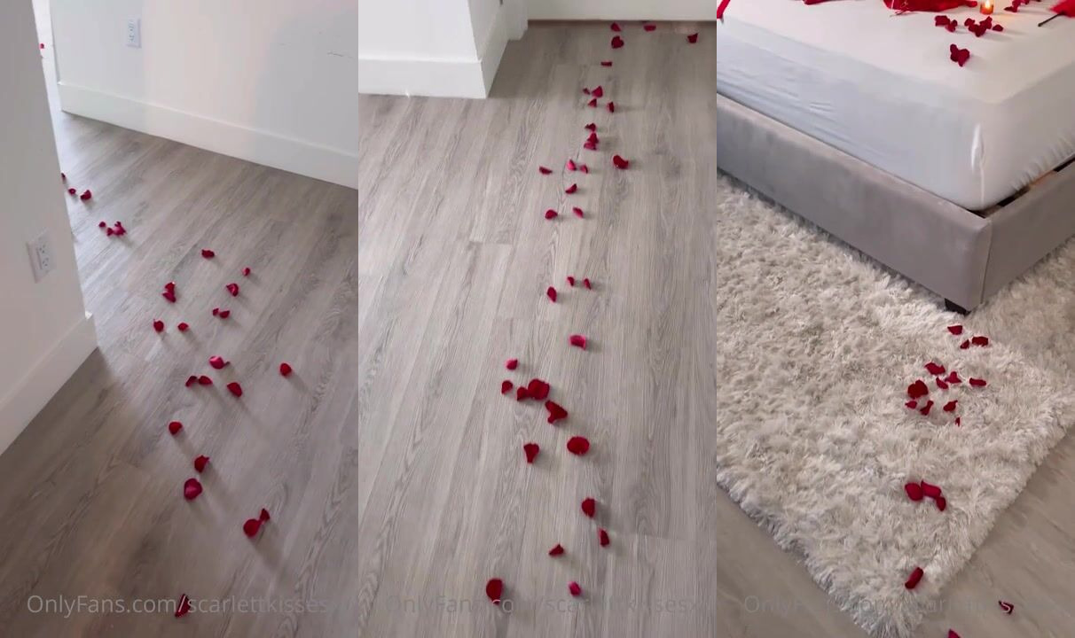 ScarlettKissesXO Fucking In Red Lingerie