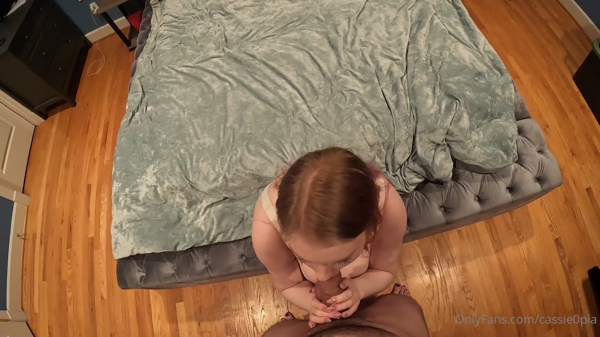 A Hung Guy Gets To Fuck And Cum On Cassie0pia's Huge Tits
