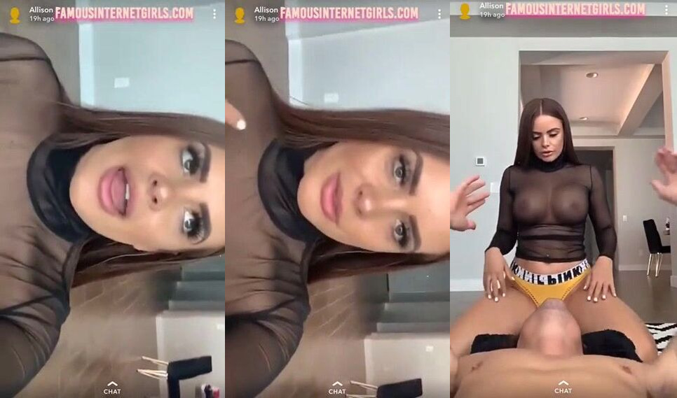 Allison Parker Sits On A Lucky Guy's Face