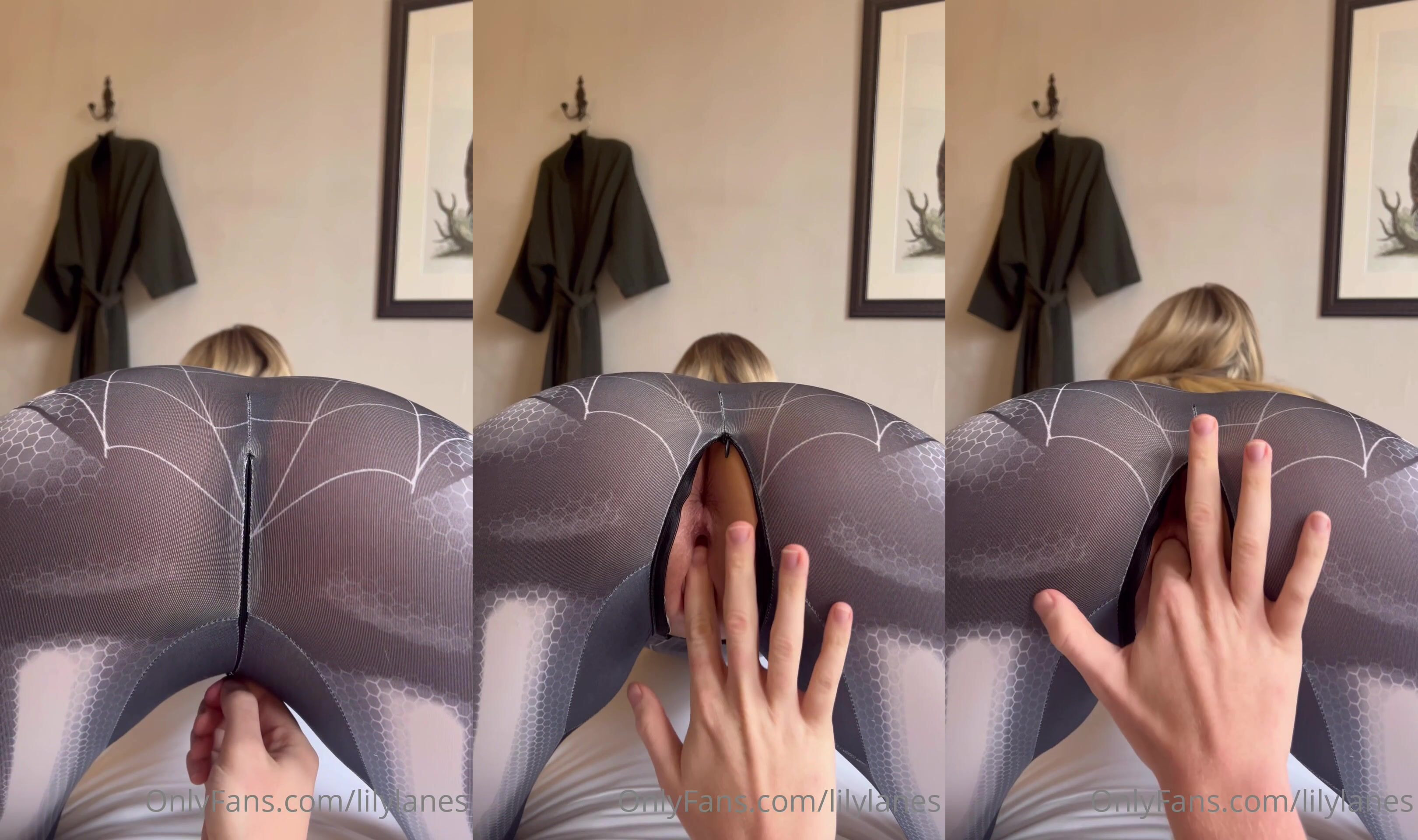 Spidergirl Lily Lanes Gets Fucked From Behind