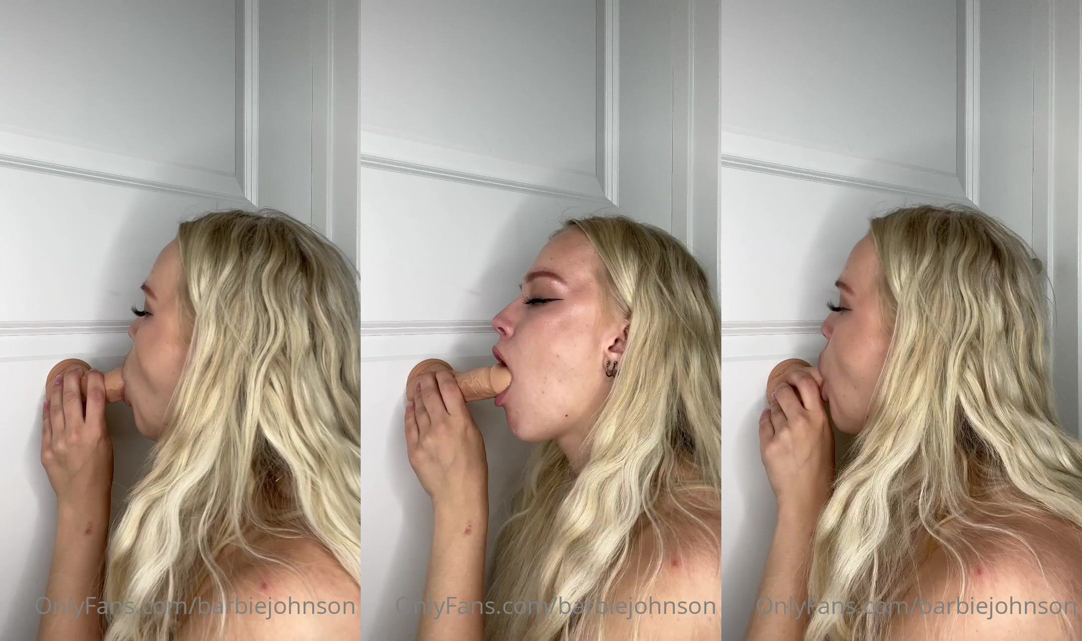 Addison Ivy Blowjob To A Dildo In The Bathroom