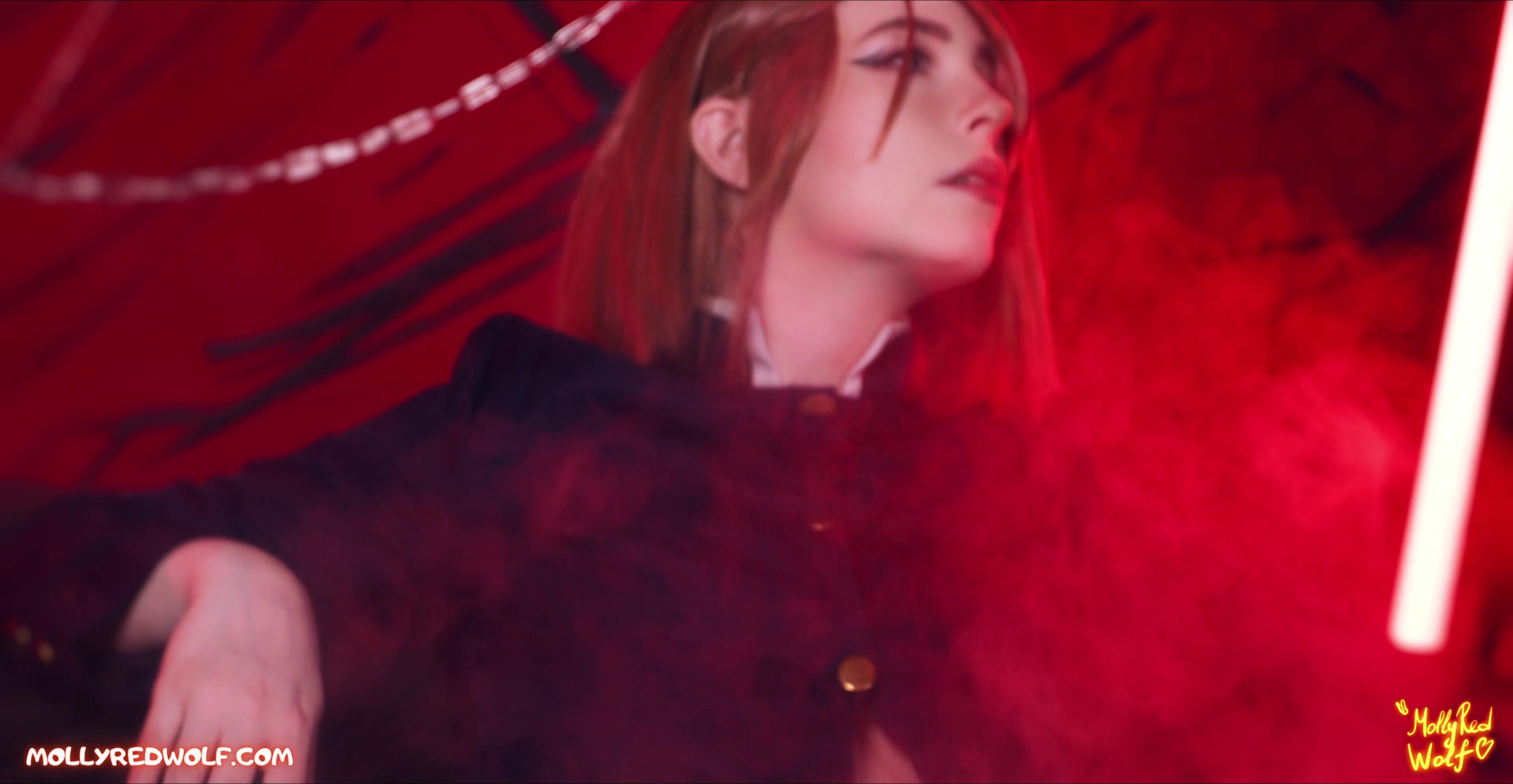 MollyRedWolf Plays Nobara Kugisaki As A Dirty Cocksucker