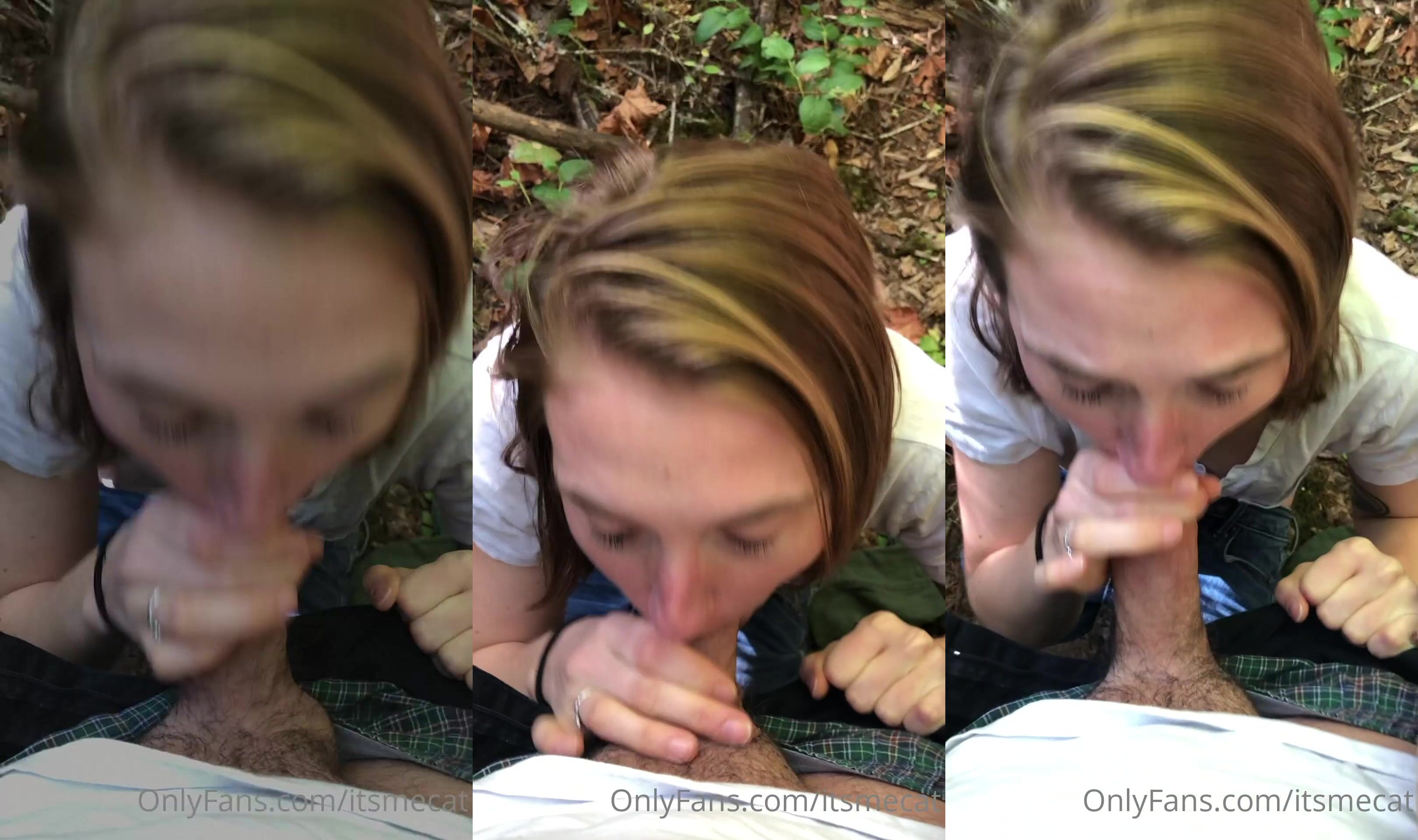 Itsmecat Receives Pleasure In The Forest
