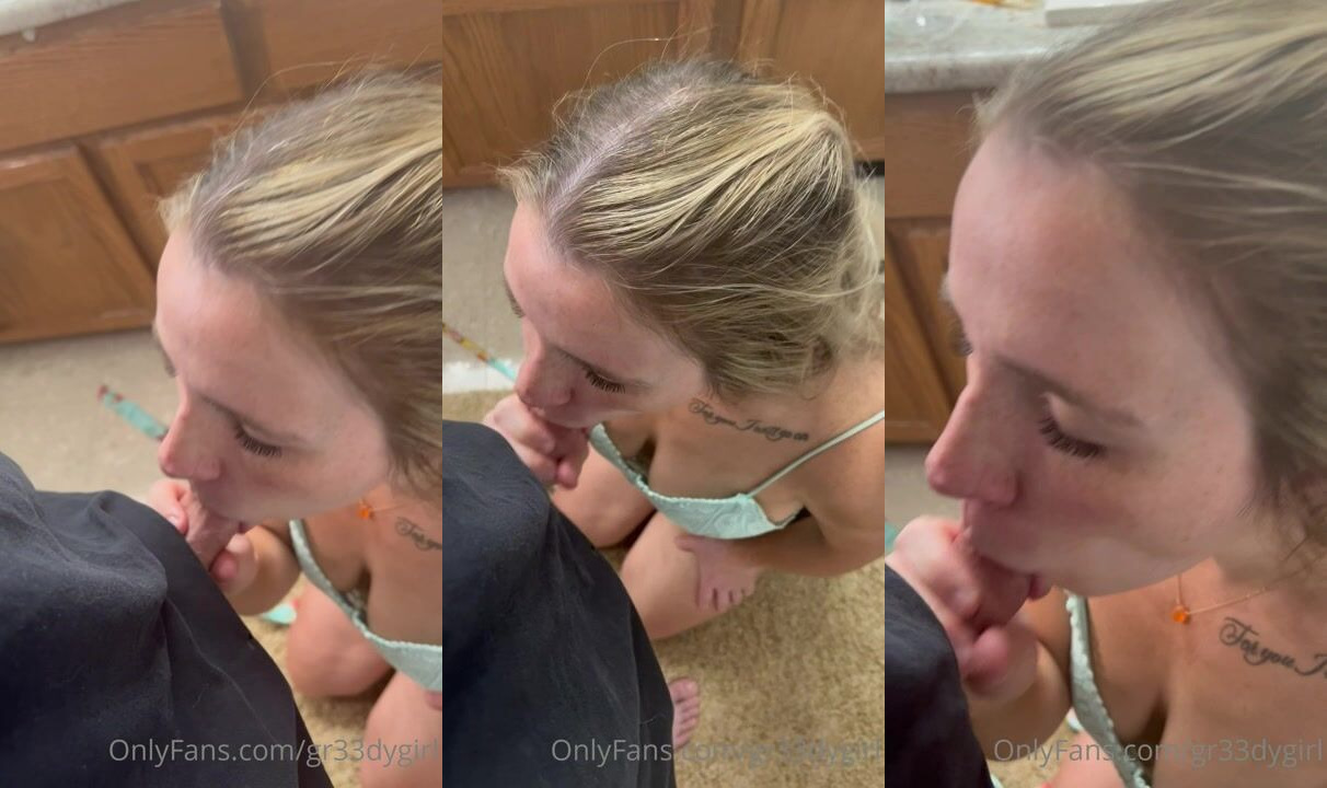Alexis Bailey Sucks Her Neighbor's Cock