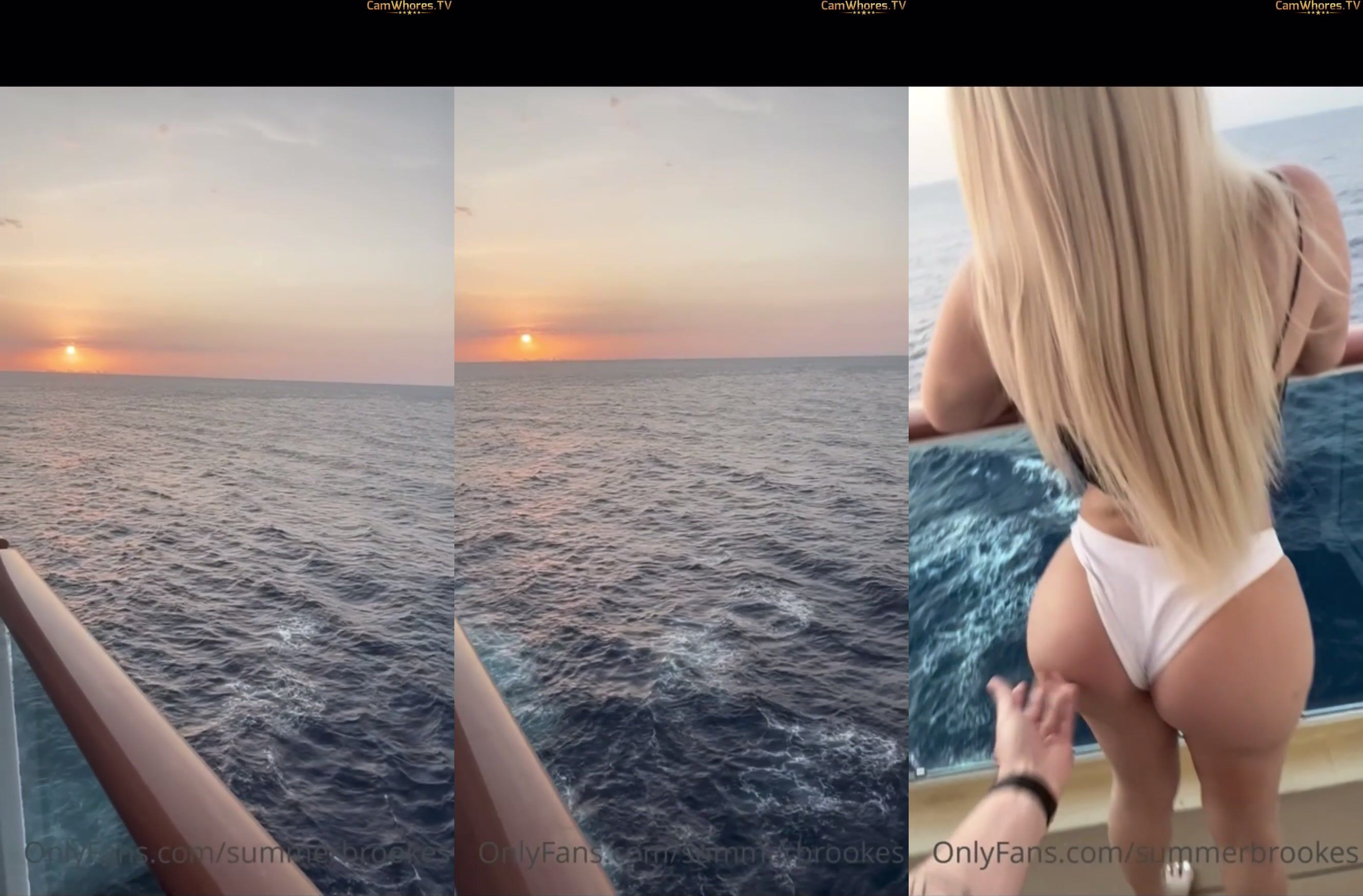 Summer Brookes Jumping On A Cock