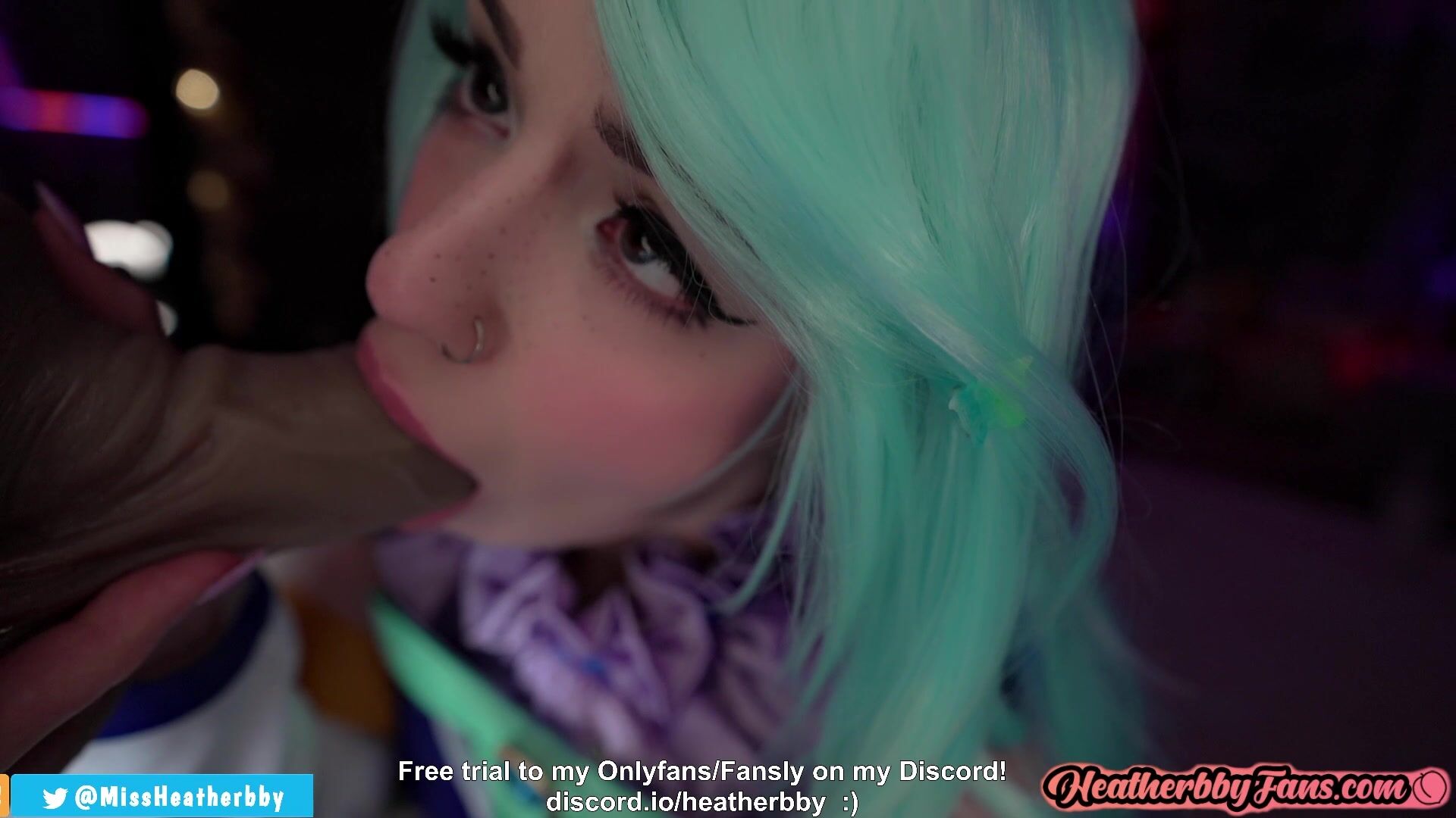 Heatherbby's Aqua Gets Machine Fucked