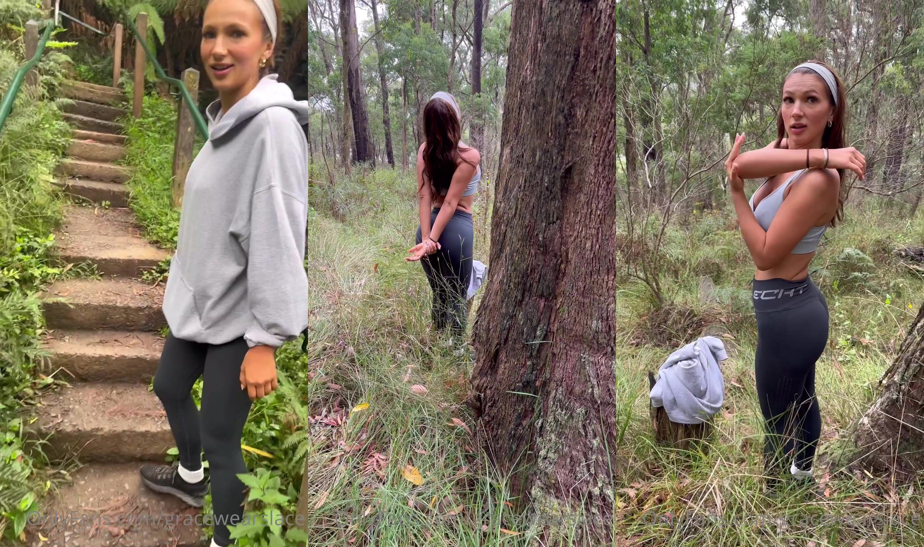 Gracewearslace Fucking In A Forest