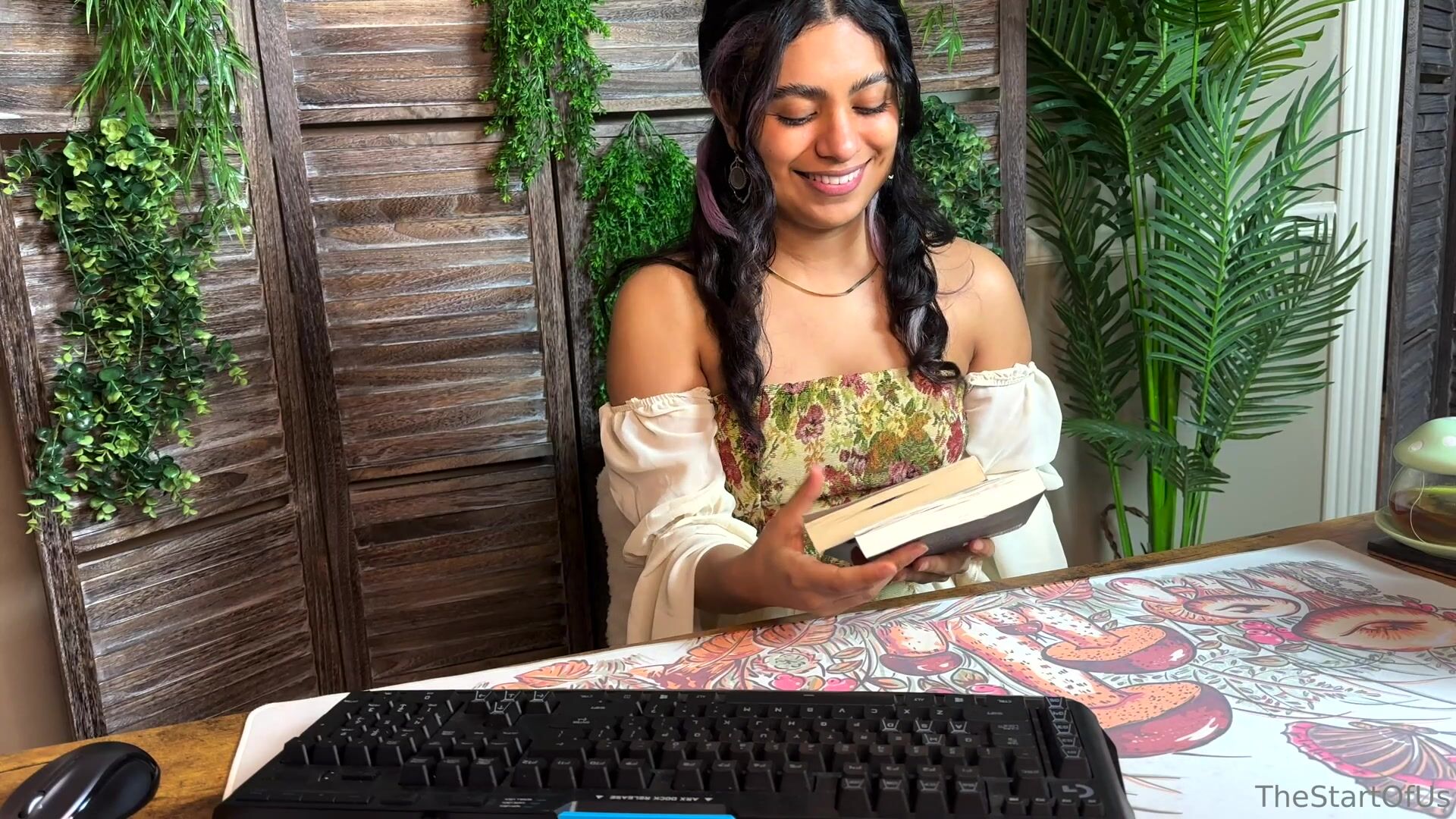 TheStartOfUs Receives Books And A Creampie