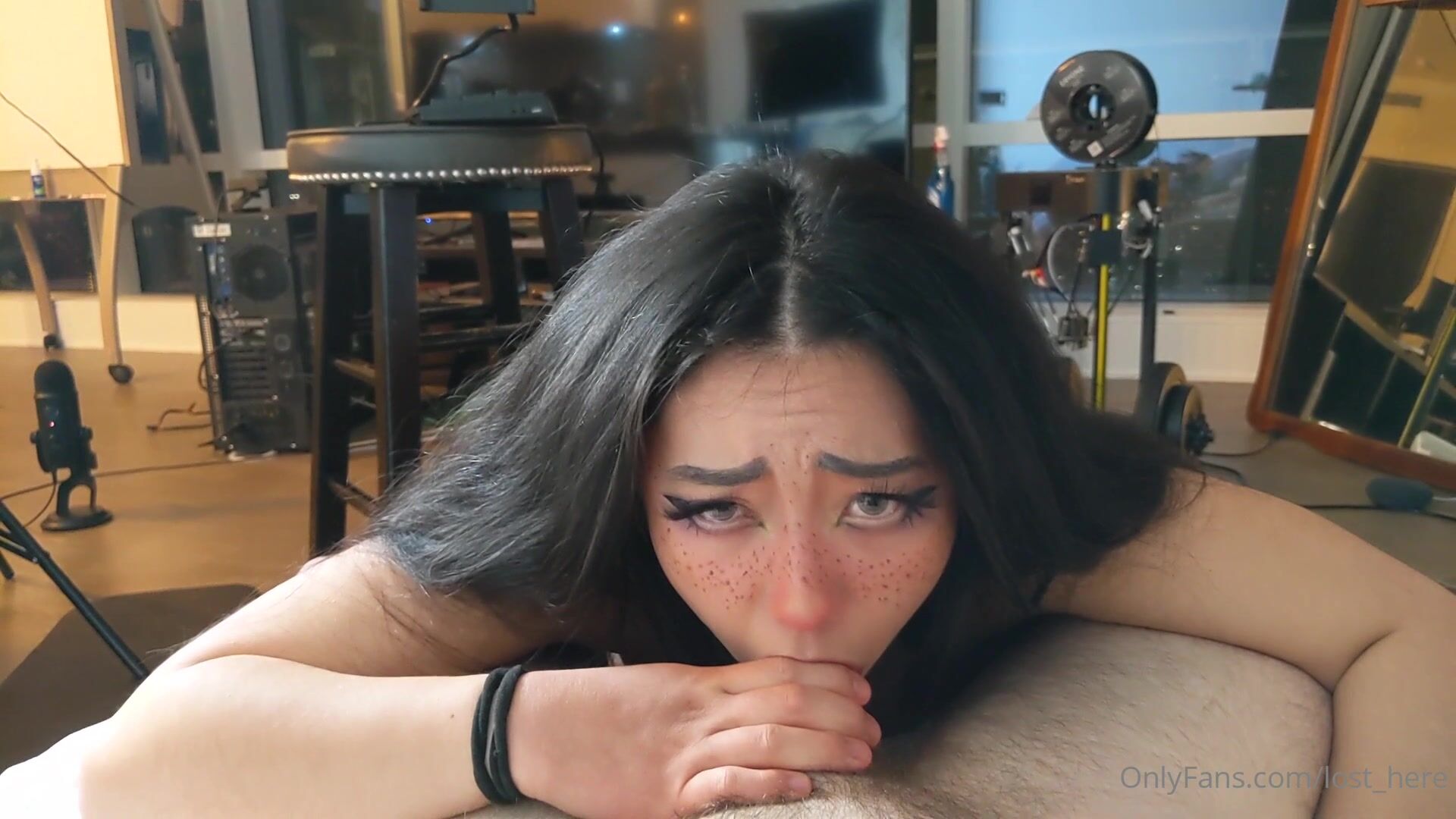 Kiruko Nawa Gets Her Throat Fucked Hard
