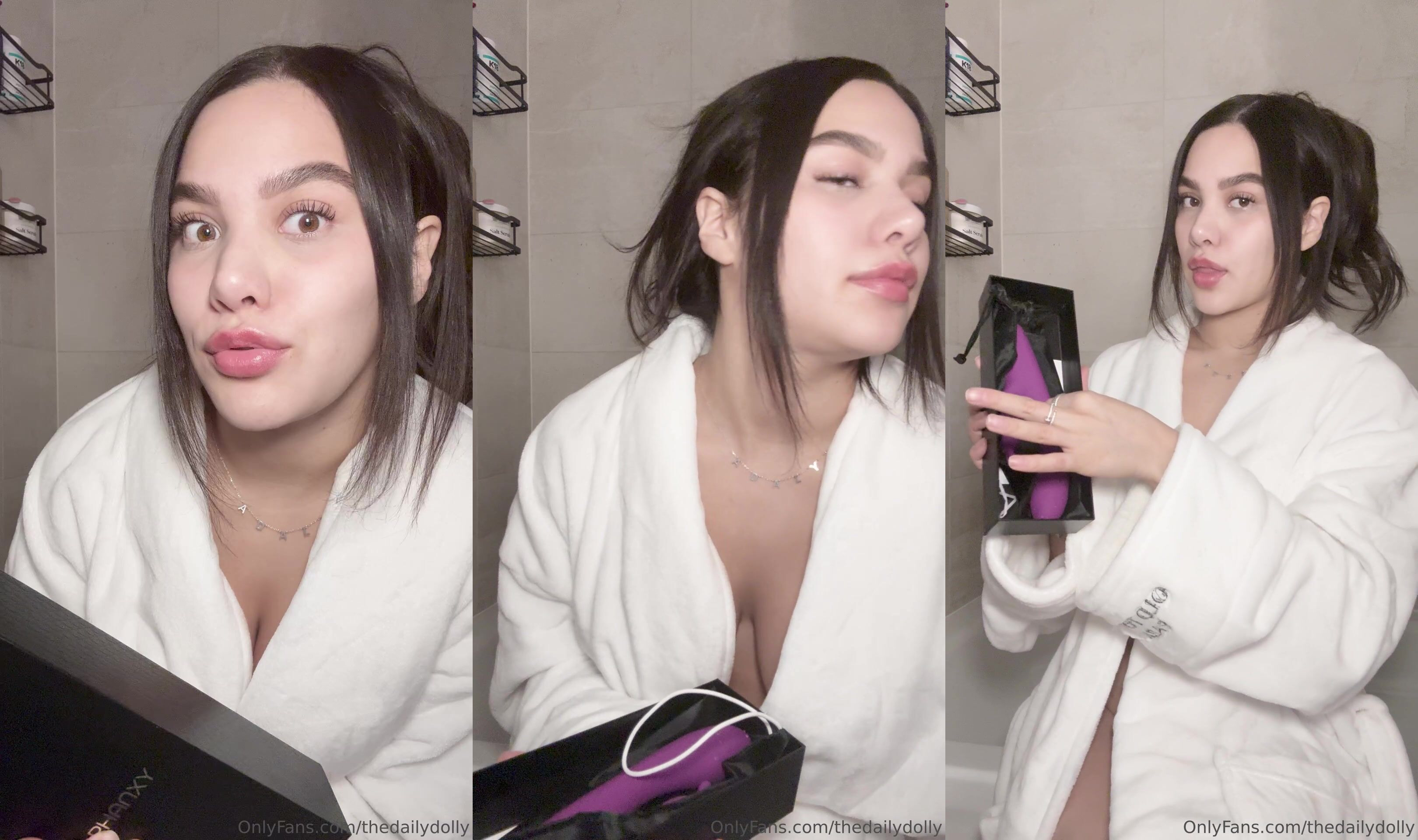 The Daily Dolly Masturbating After Shower