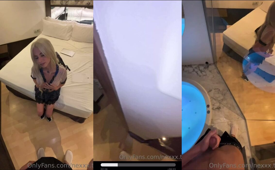 Nexxxt Welcomes Her Friend With A Fuck