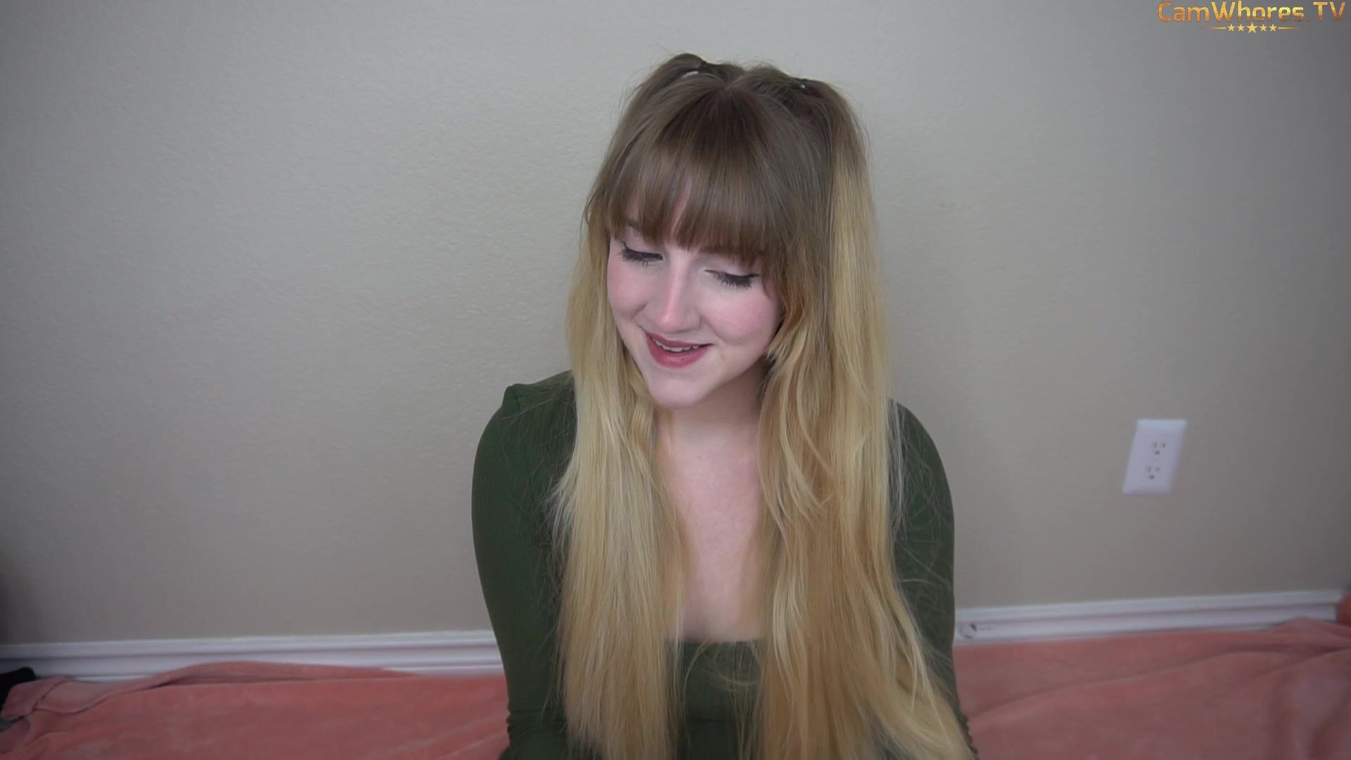 Miss Princess Kay Sucking Red Dildo