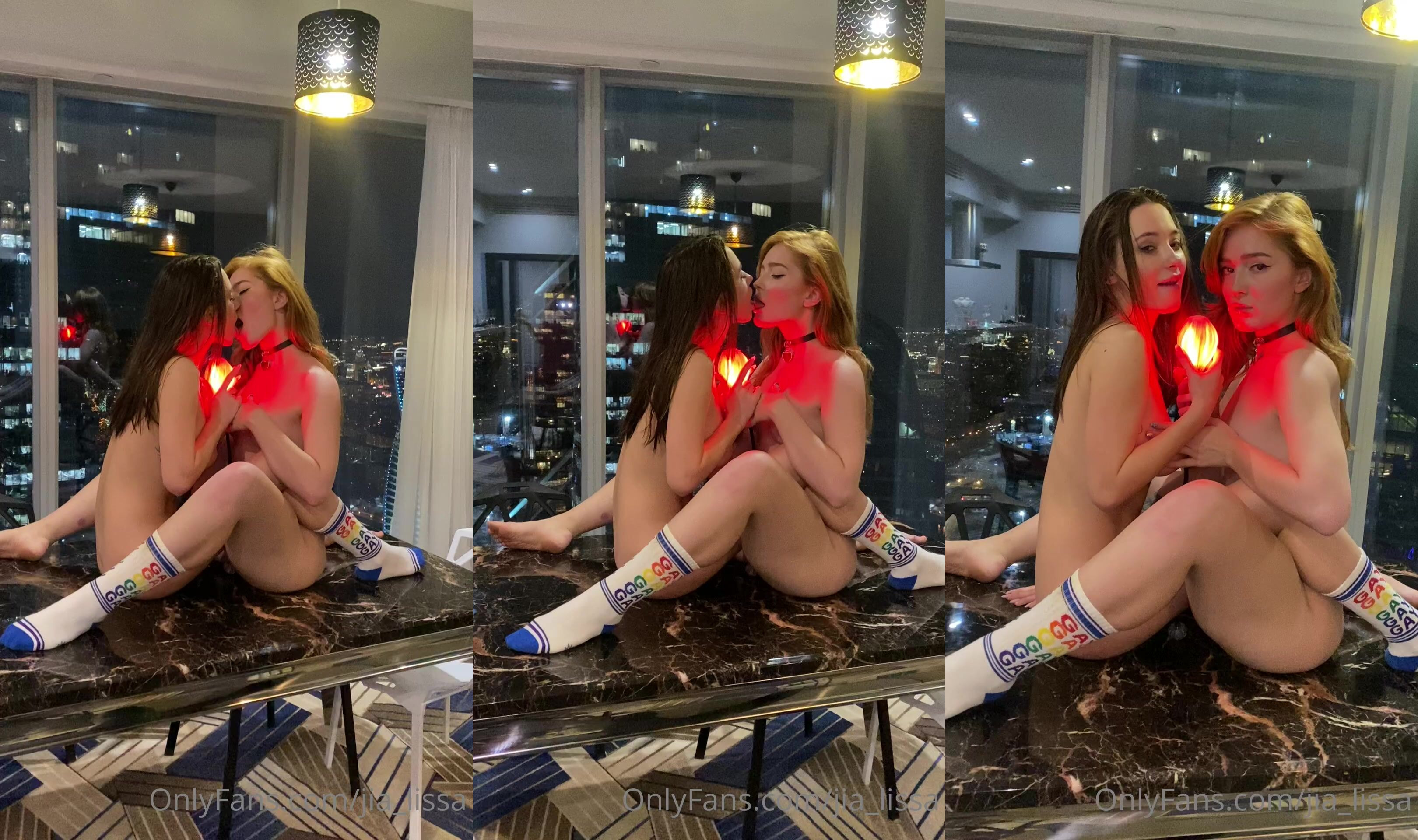 Jia Lissa Making Out With Her Friend In The Apartment