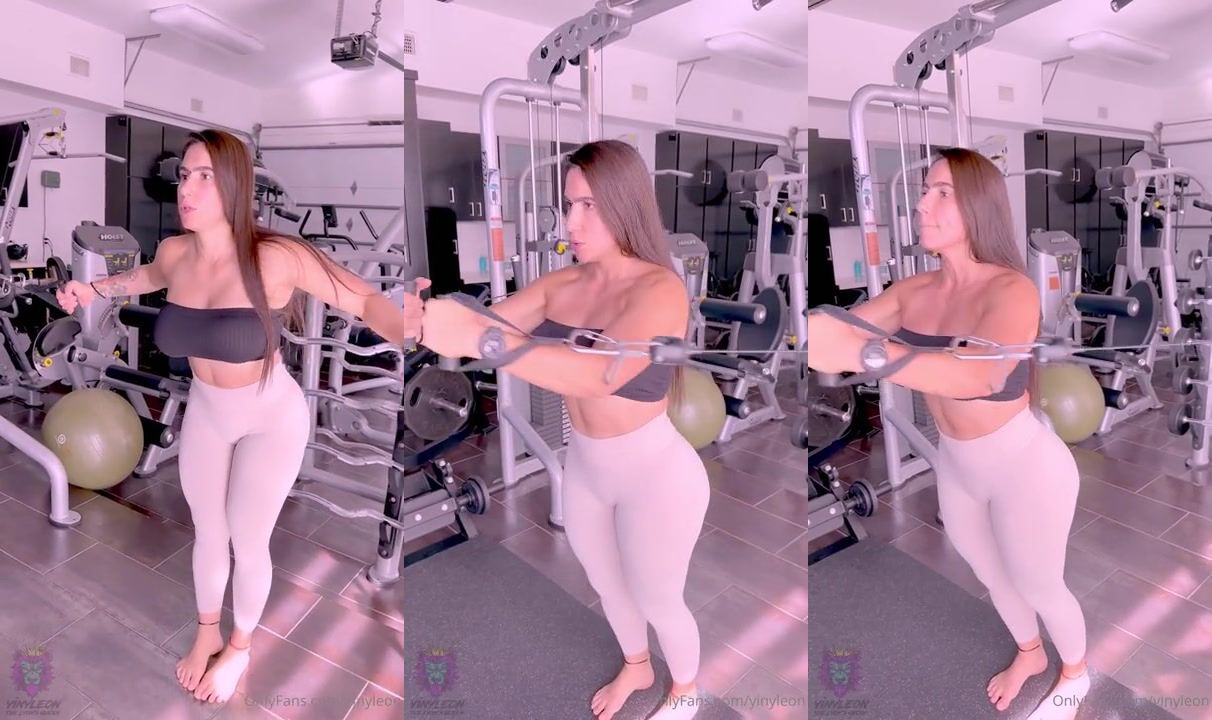 Yiny Leon Fucking In The Gym With Her Instructor