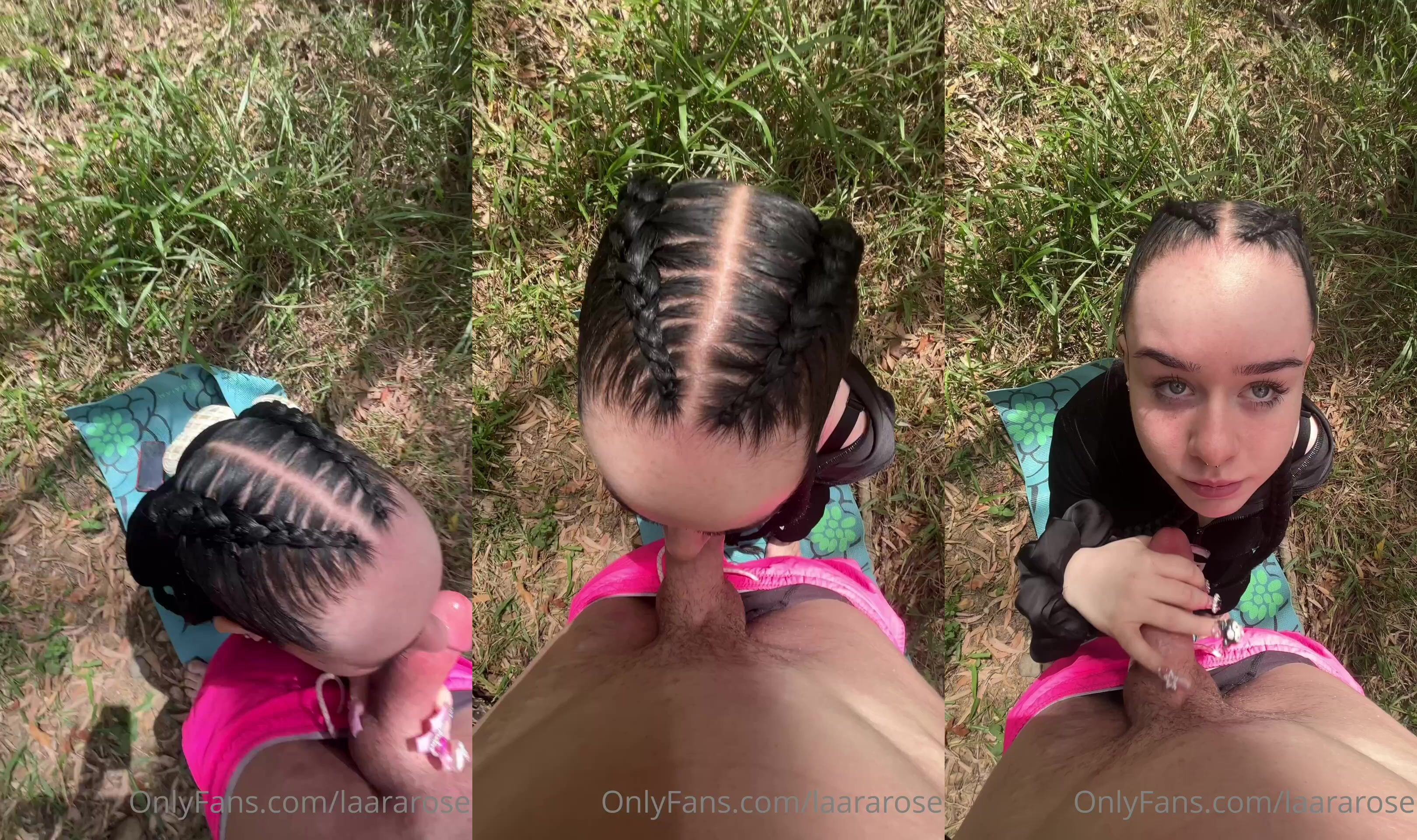 Lara Rose Blowjob And Sex Outside Home