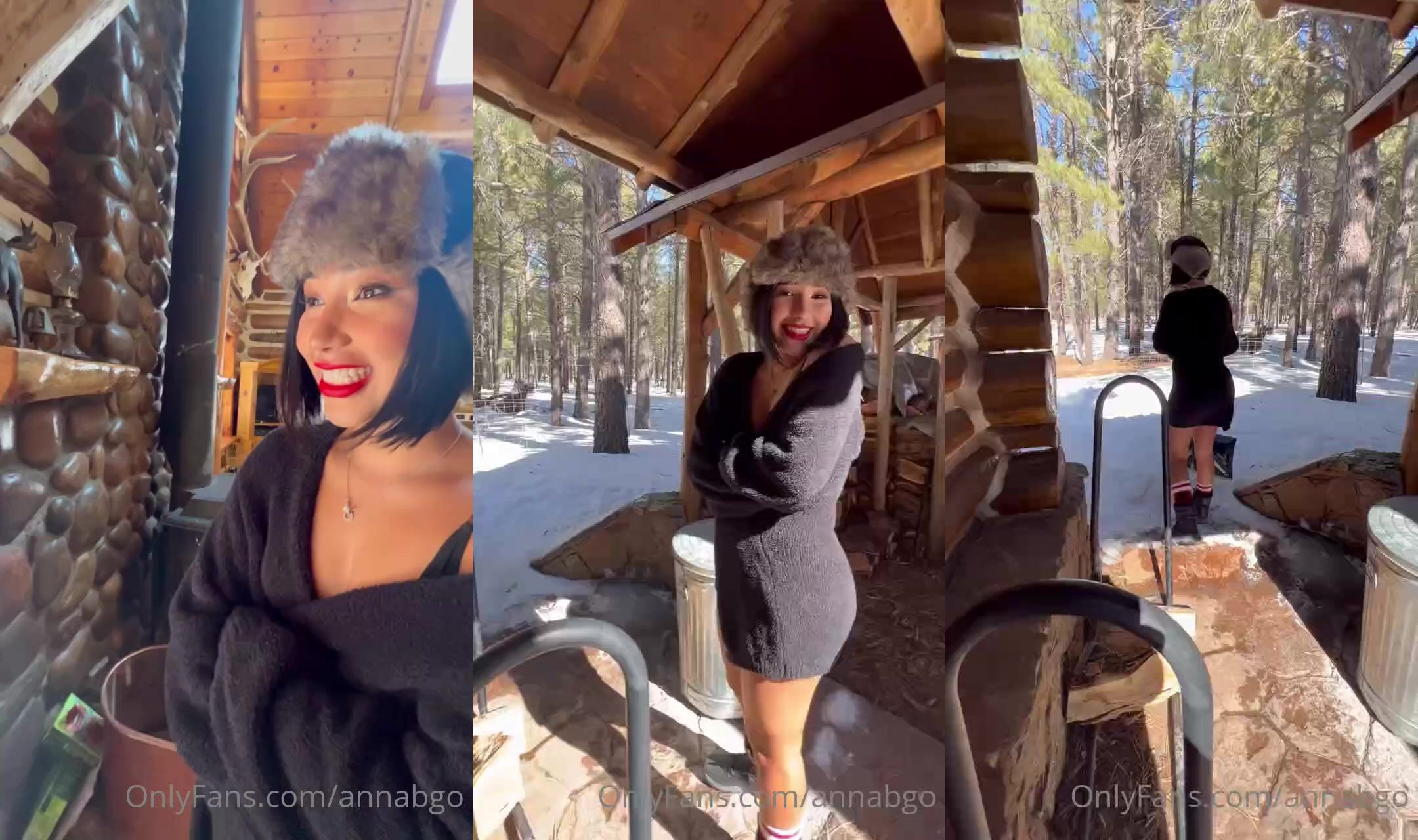 Colombian Annabgo Has Sex In The Snow For Onlyfans