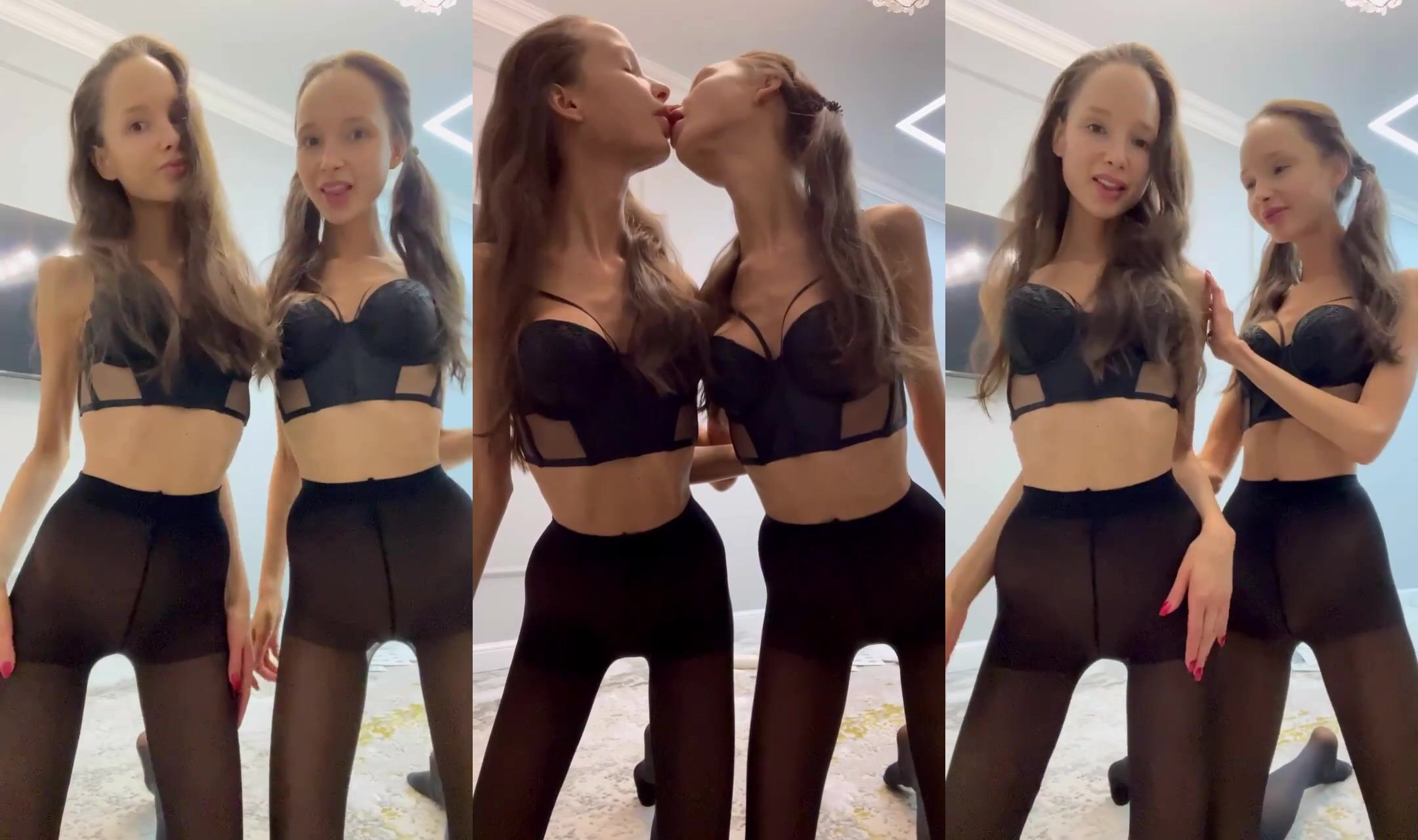 Adelalinka Twins Lick Each Other's Pussy