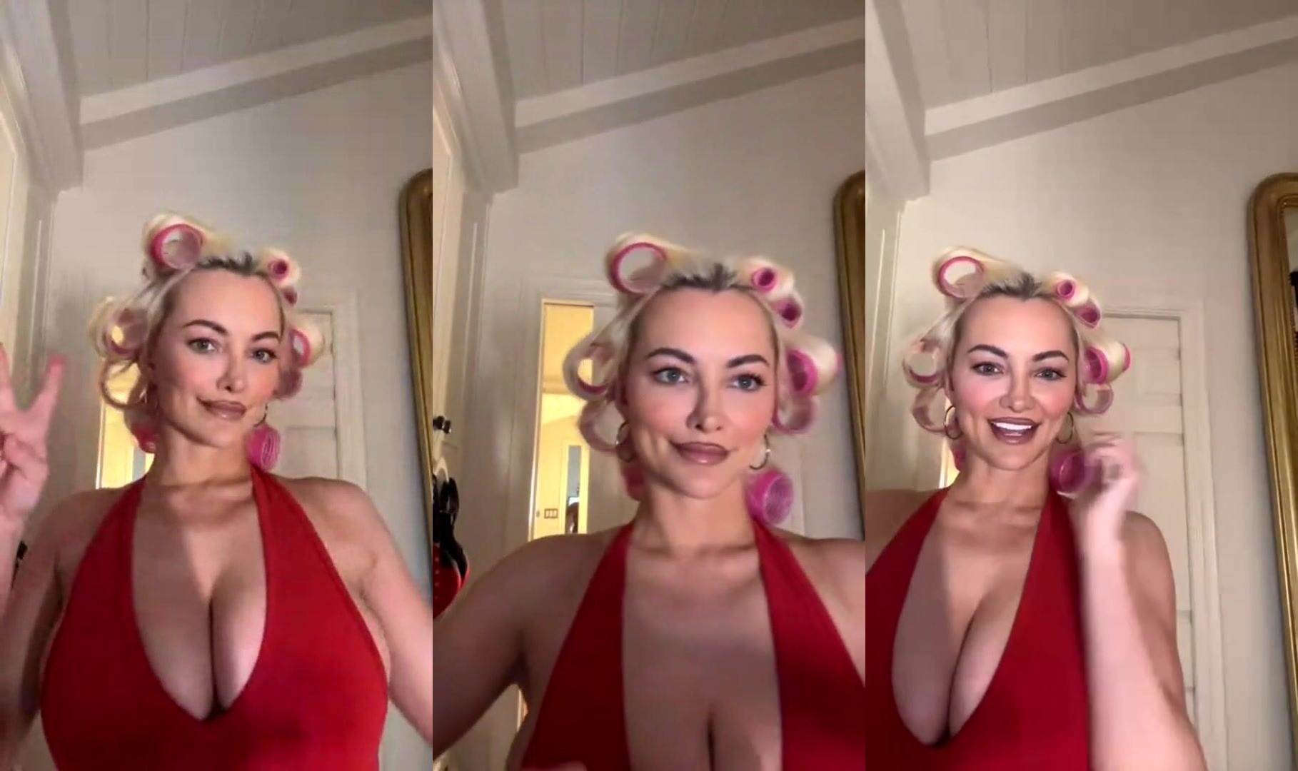 Lindsey Pelas Live Where At The End She Shows Her Tits