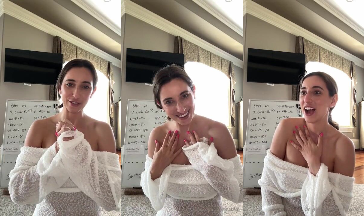 Christina Khalil Seduces You In A Live Stream
