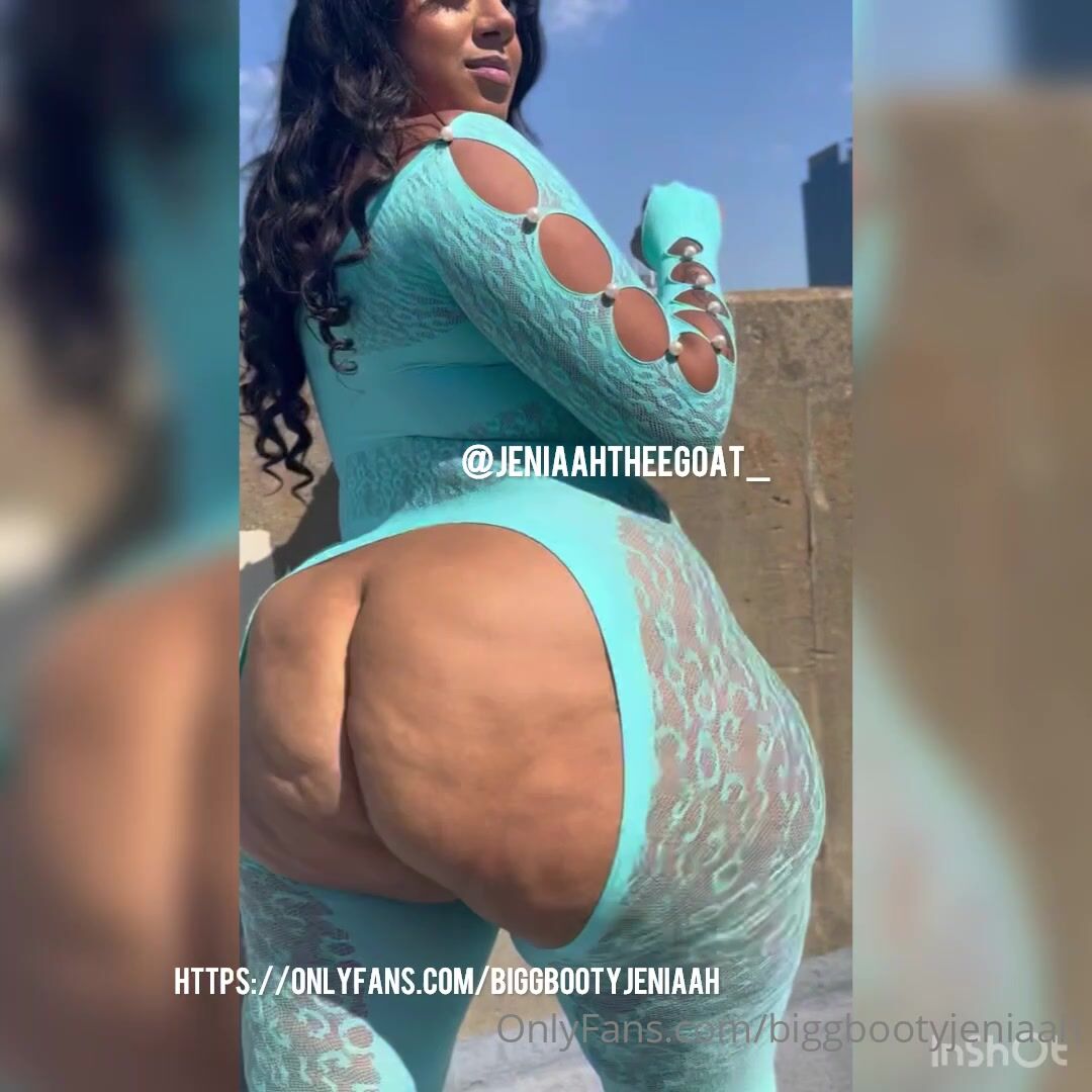 Biggbootyjeniaah Rips Outfit For Black Booty Twerk