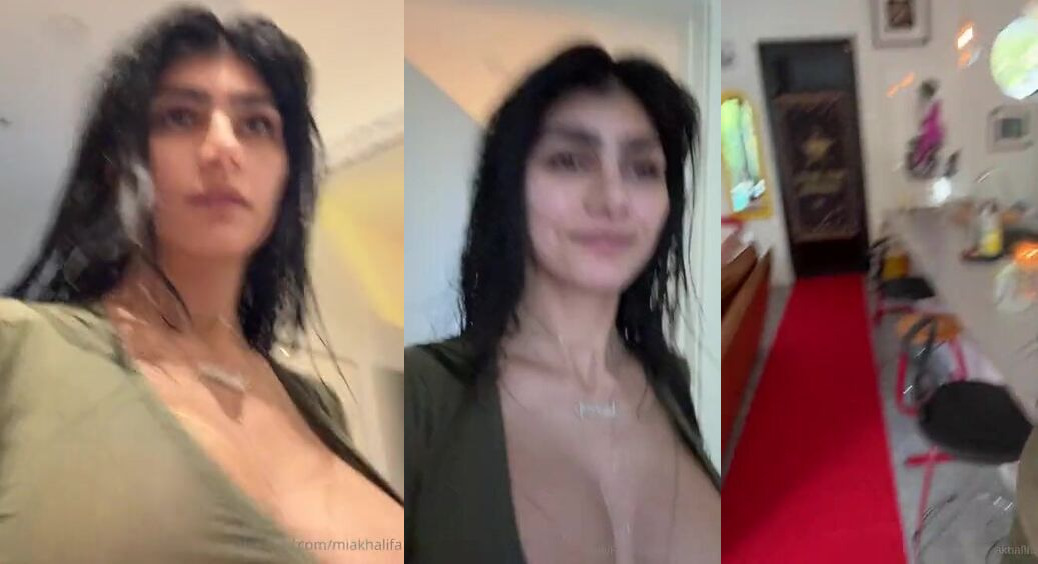 Mia Khalifa Gets Seductive In A Livestream