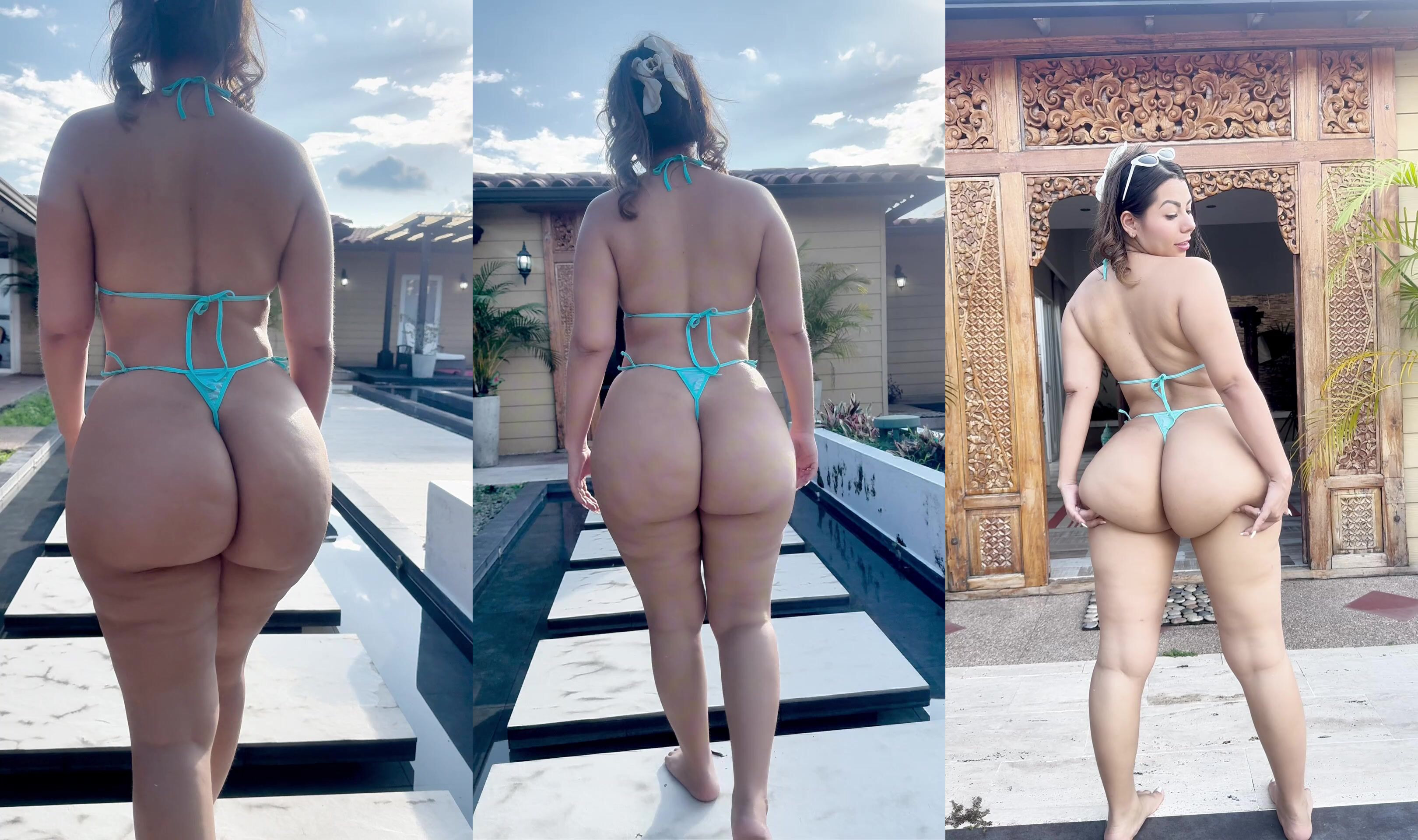 Bigbuttsapphire Having Some Outdoor Zen To Clap Her Big Ass