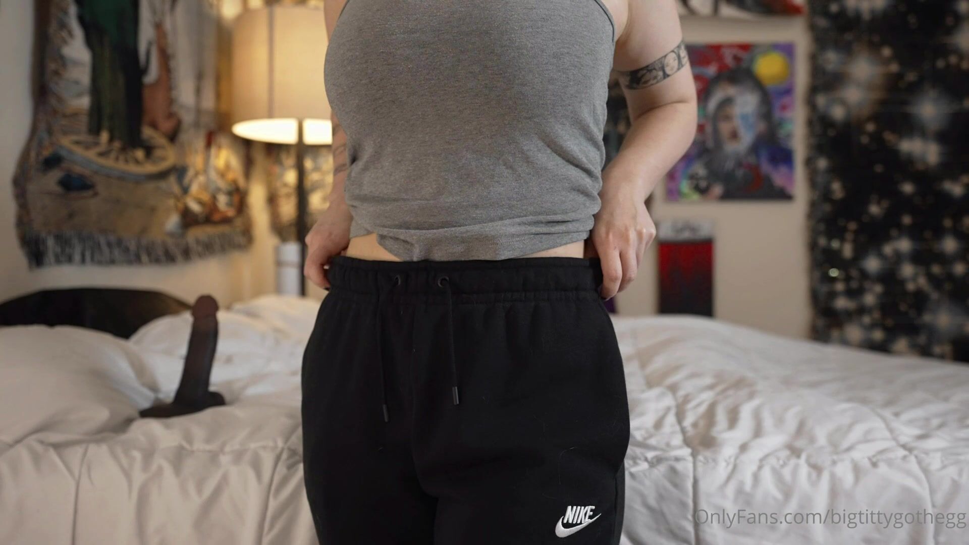 BigTittyGothEgg Moans While Fucking Herself