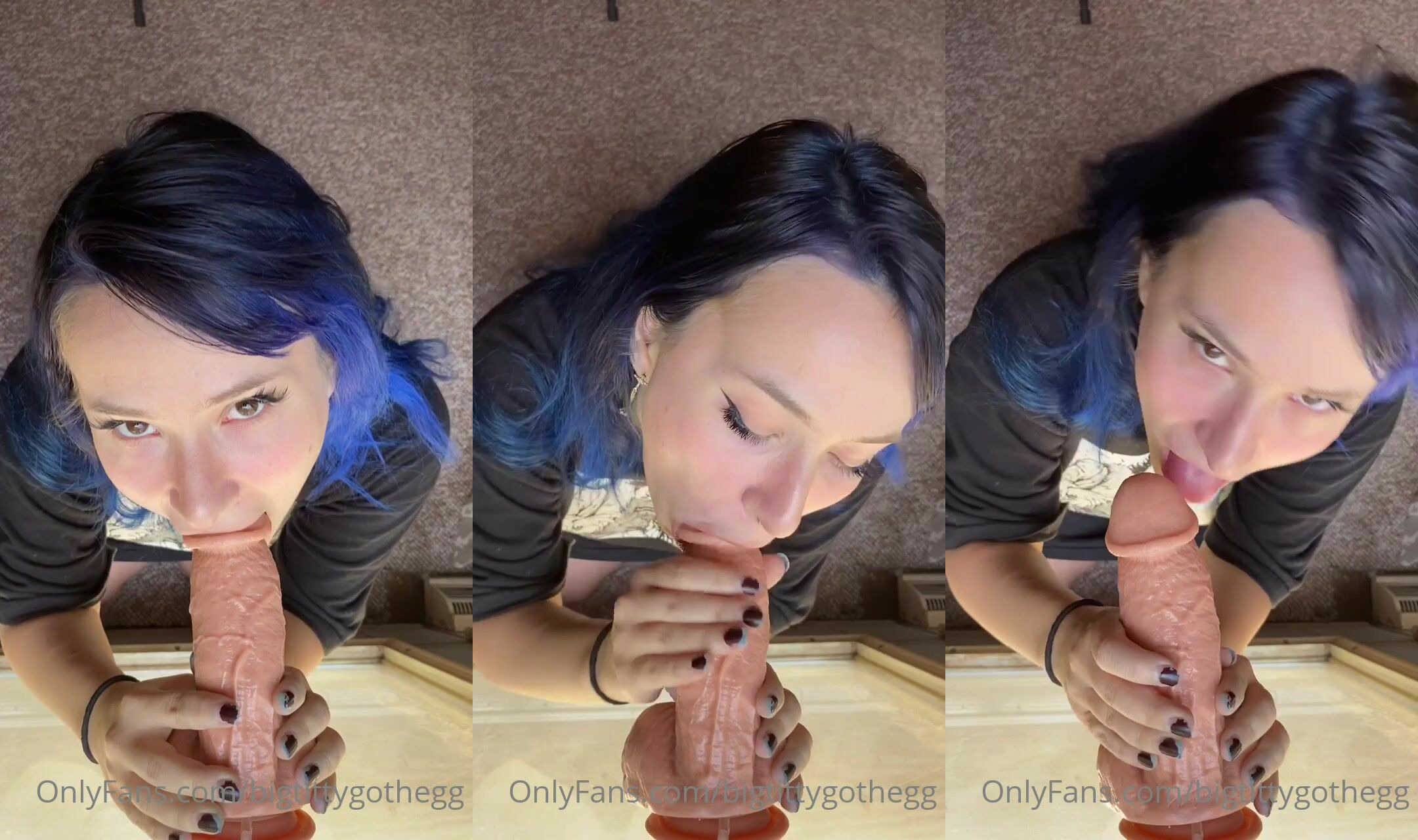 Big Titty Goth Egg Can Make Even A Dildo Cum With Her Mouth