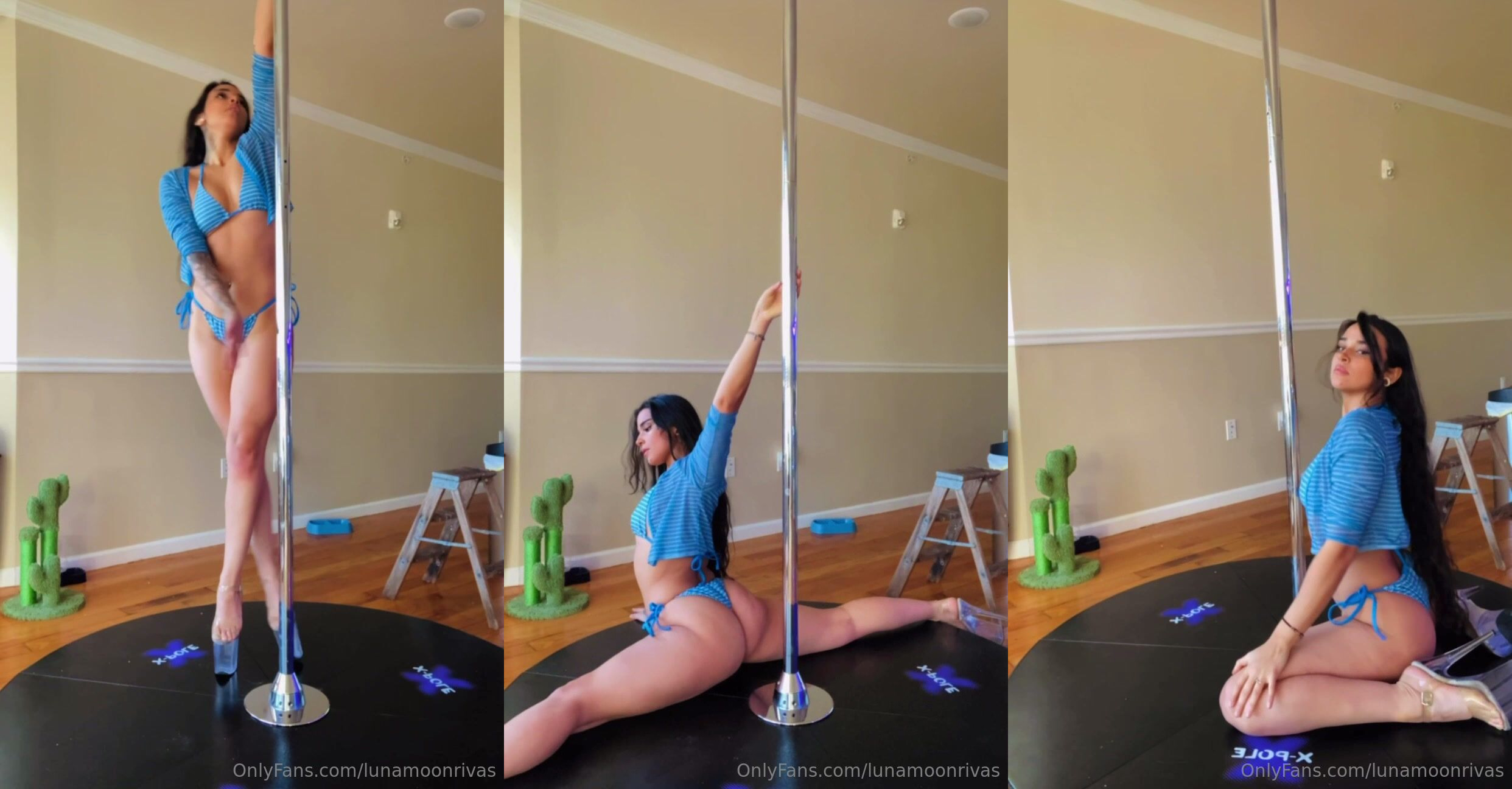 Lunamoonrivas Dances Erotically On Pole