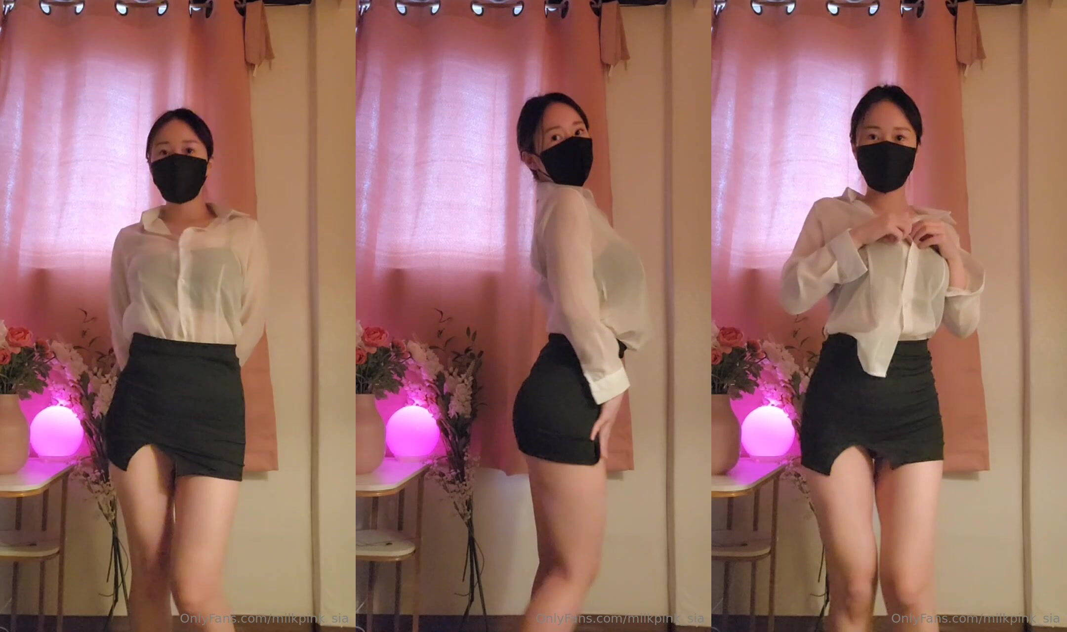 Milkpink_Sia Strips Naked Sexily