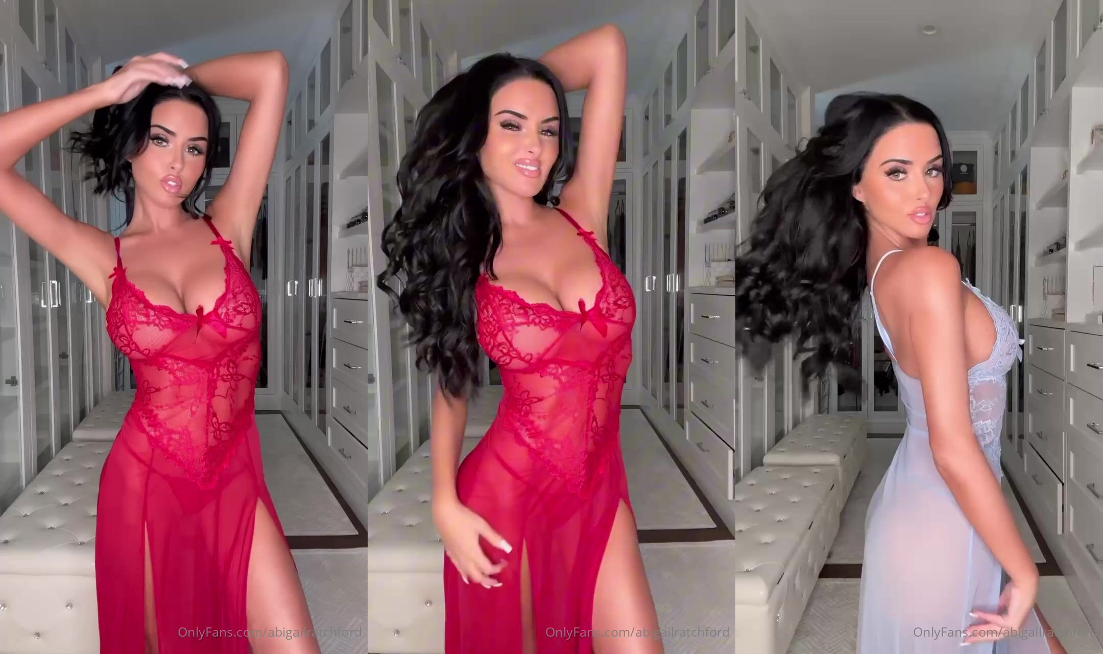Looks Seductive In Her Nightdress