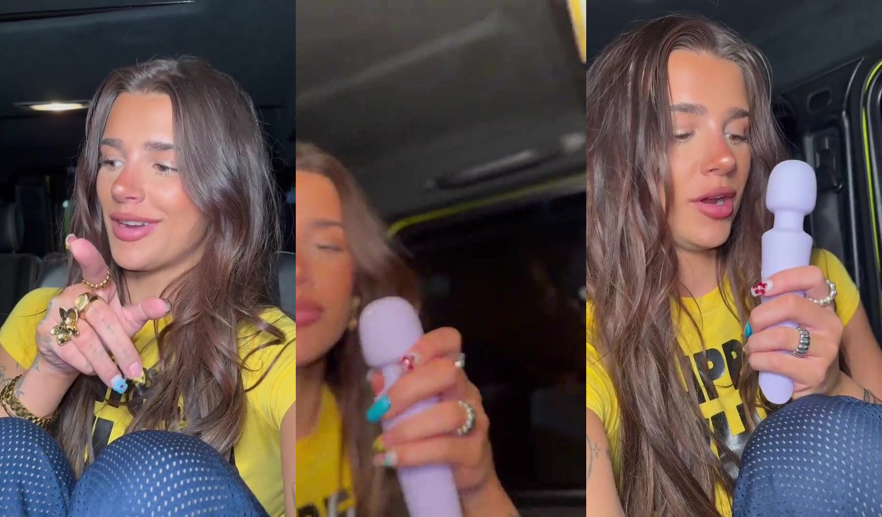 Ari Kytsya Car Masturbation
