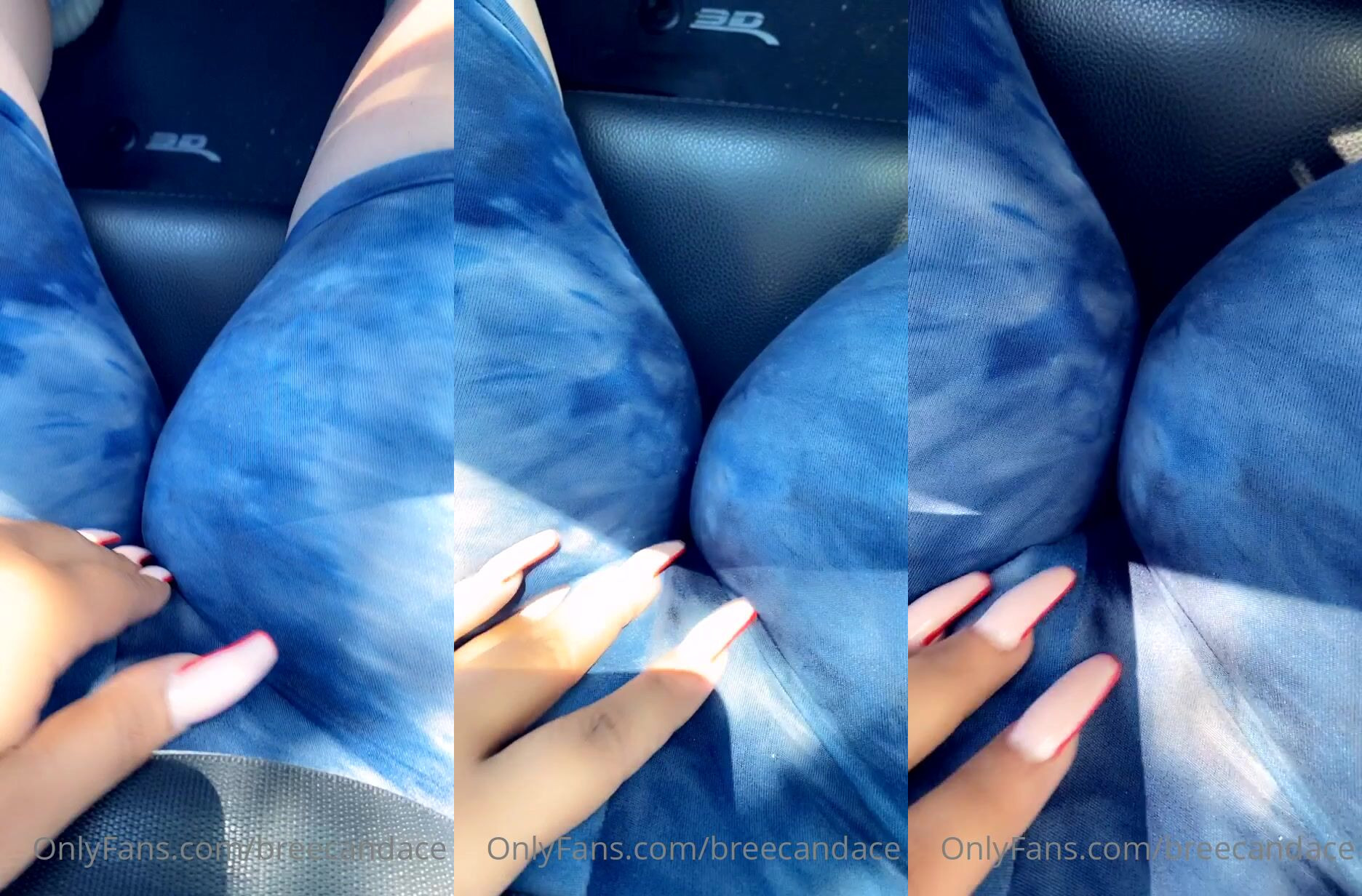 Breecandace Touching Pussy In Shorts