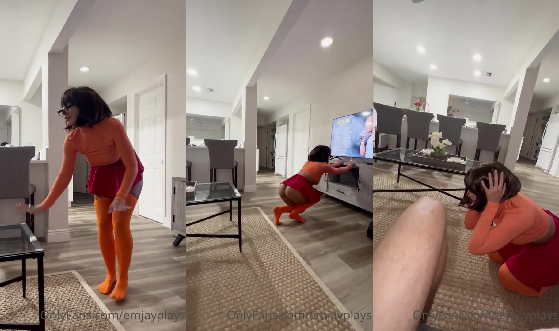 Velma Cosplay Emjayplays Gets Fucked POV