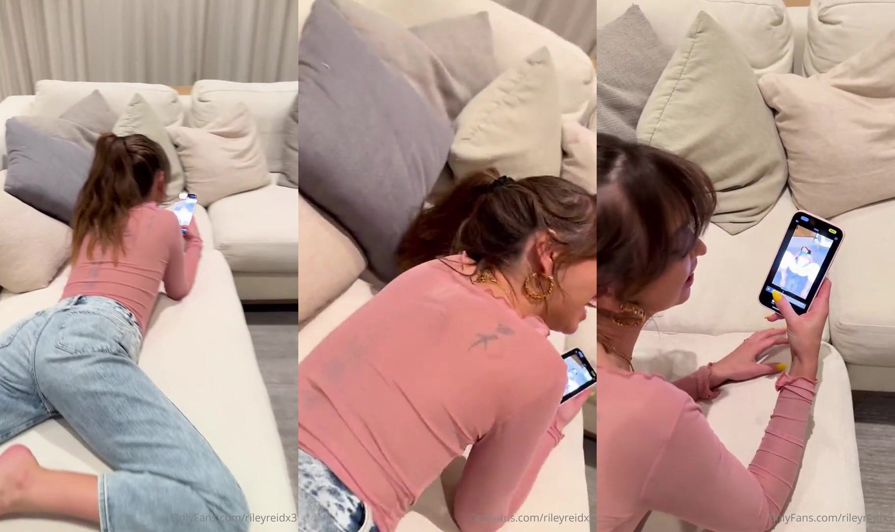 Riley Reid Sex Tape On The Couch POV