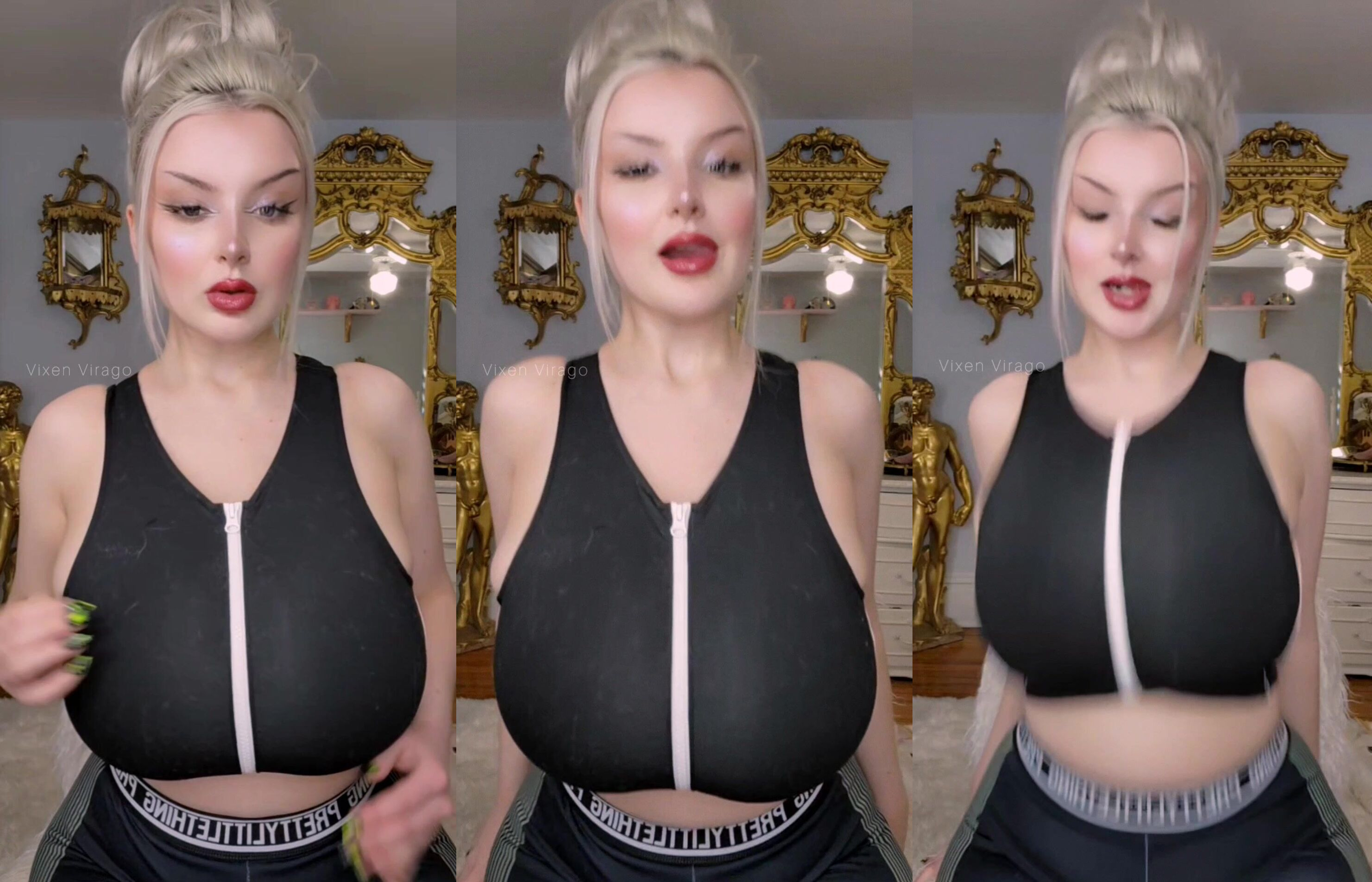 Vixen Virago Teasing With Her Bouncy Tits