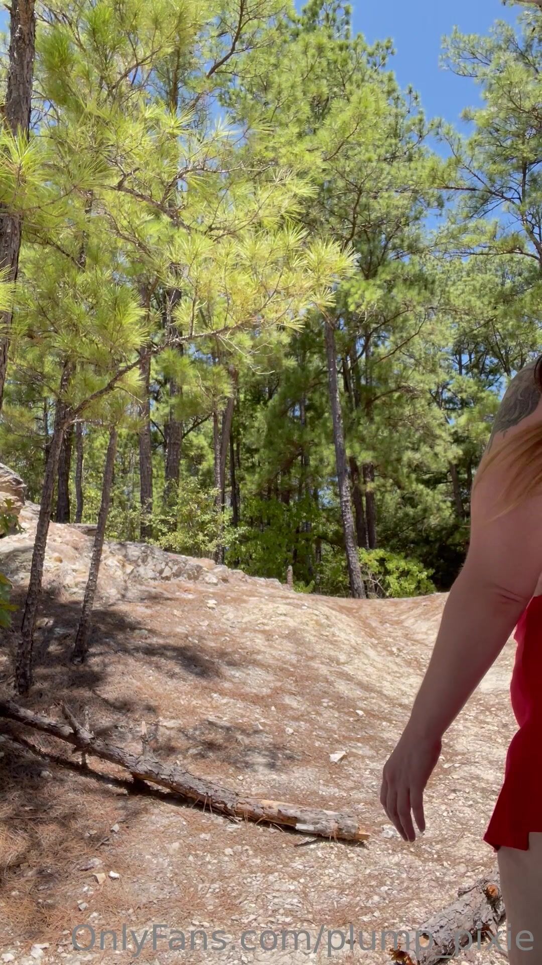 Plump Pixie In Outdoor Bikini Tease
